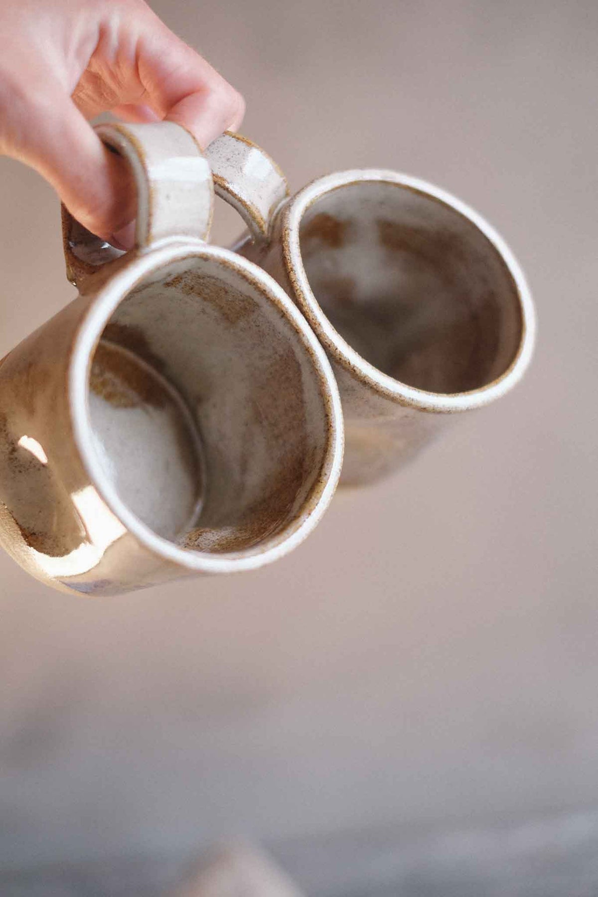 Wabi Sabi Mug – Binalong Cream Glaze – 300ml