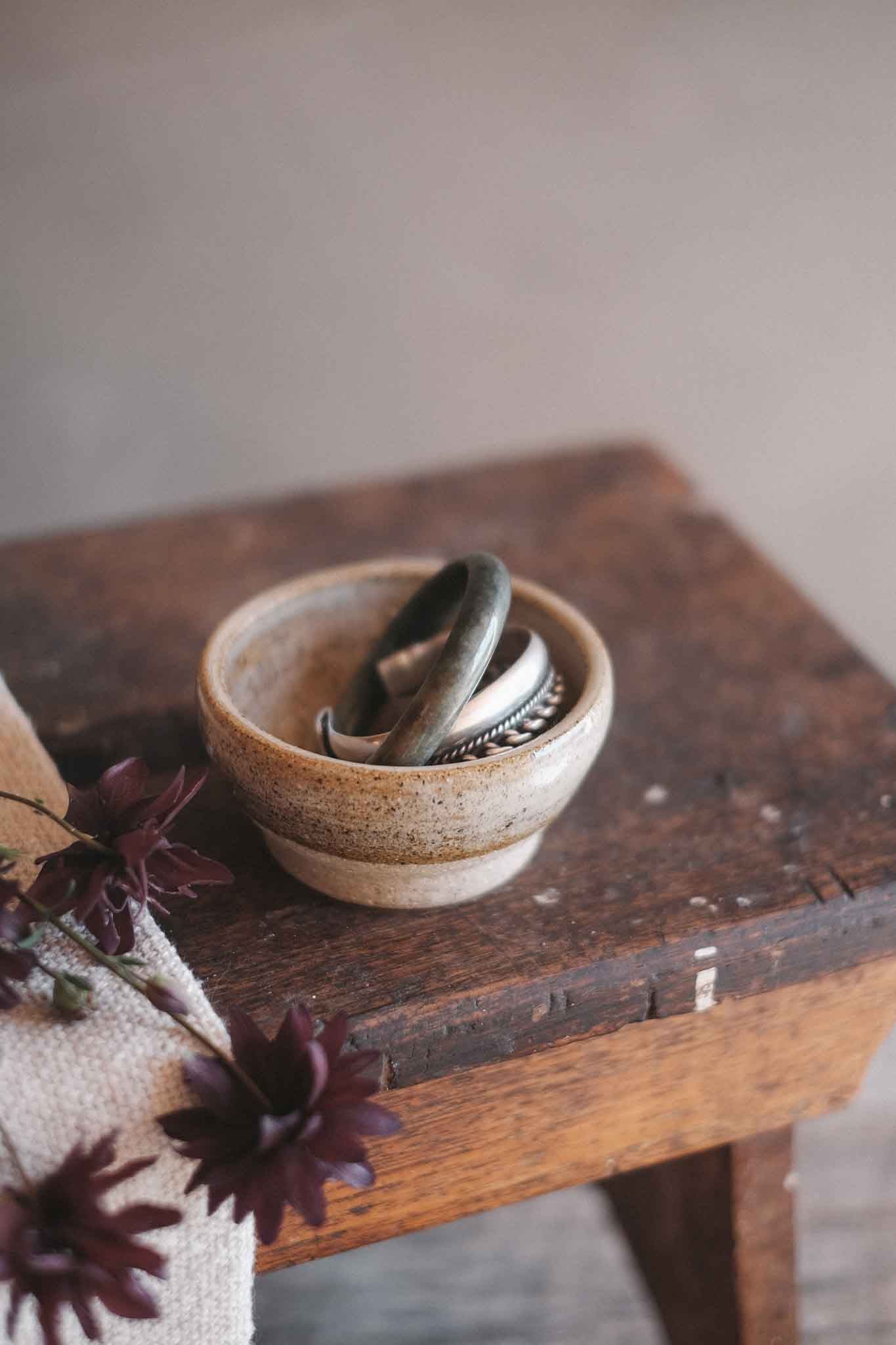 Small Wild Clay Condiment Bowl