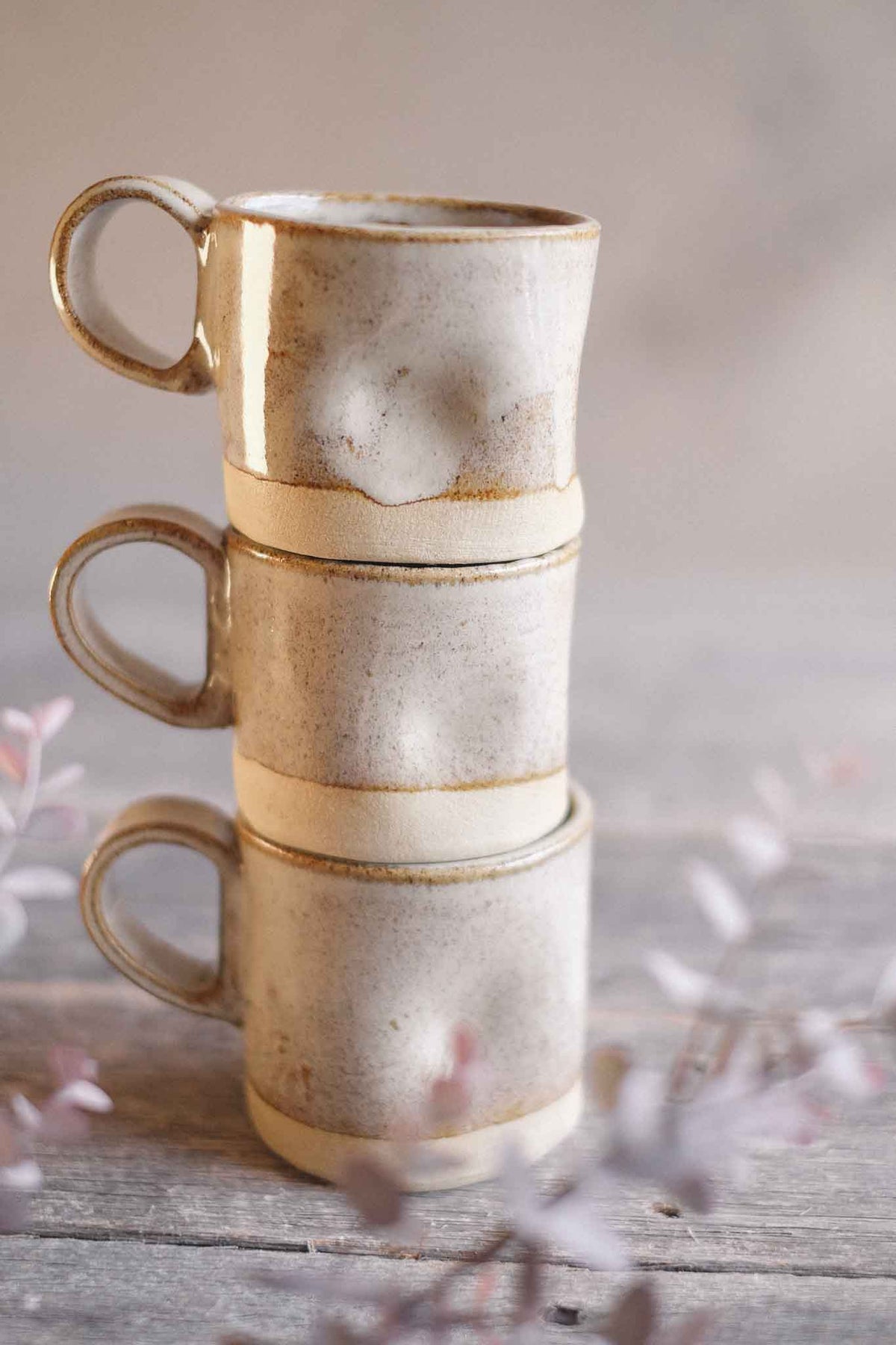 Wabi Sabi Mug – Binalong Cream Glaze – 300ml