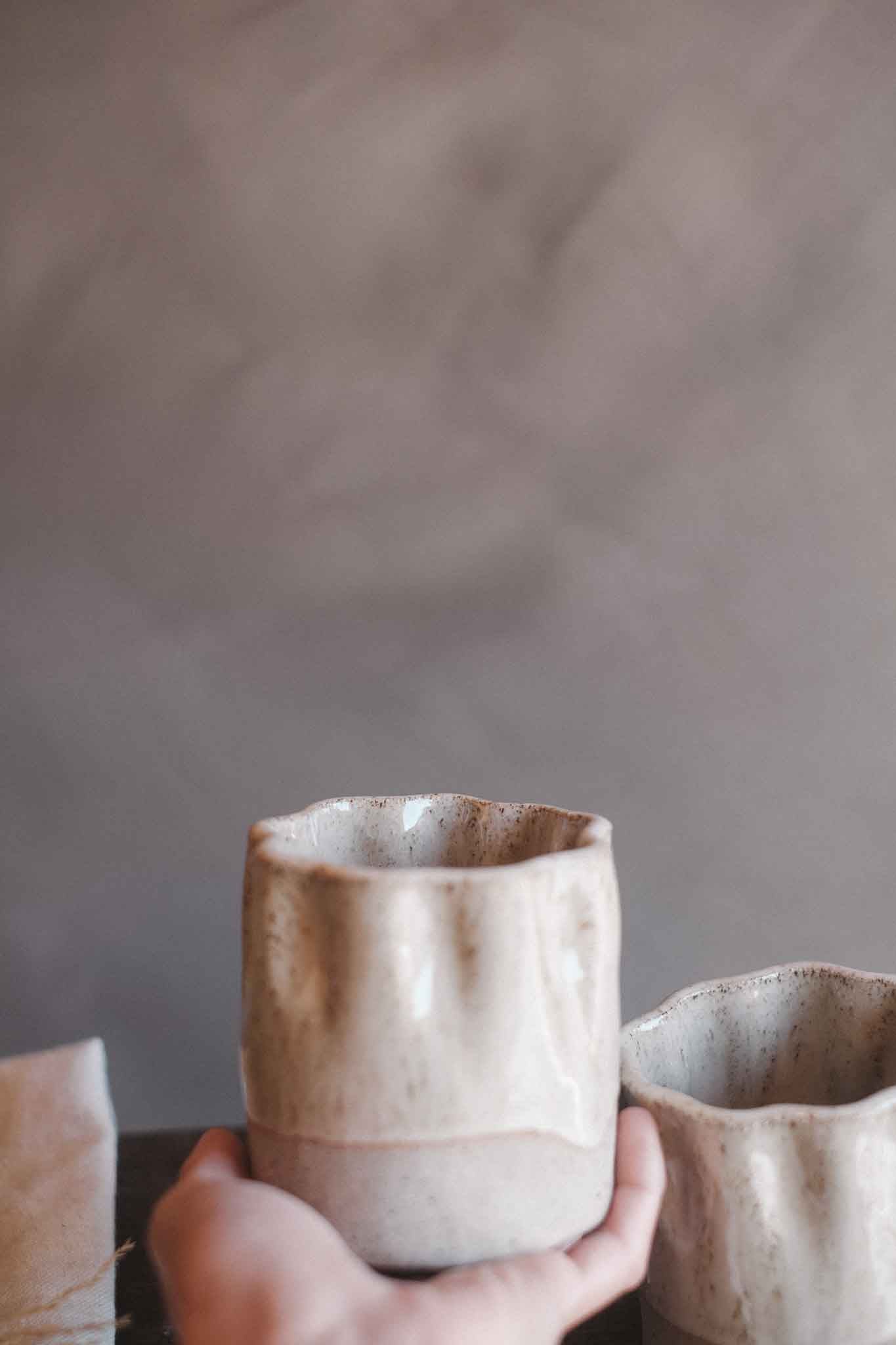 Ruffle Edge Latte Cup