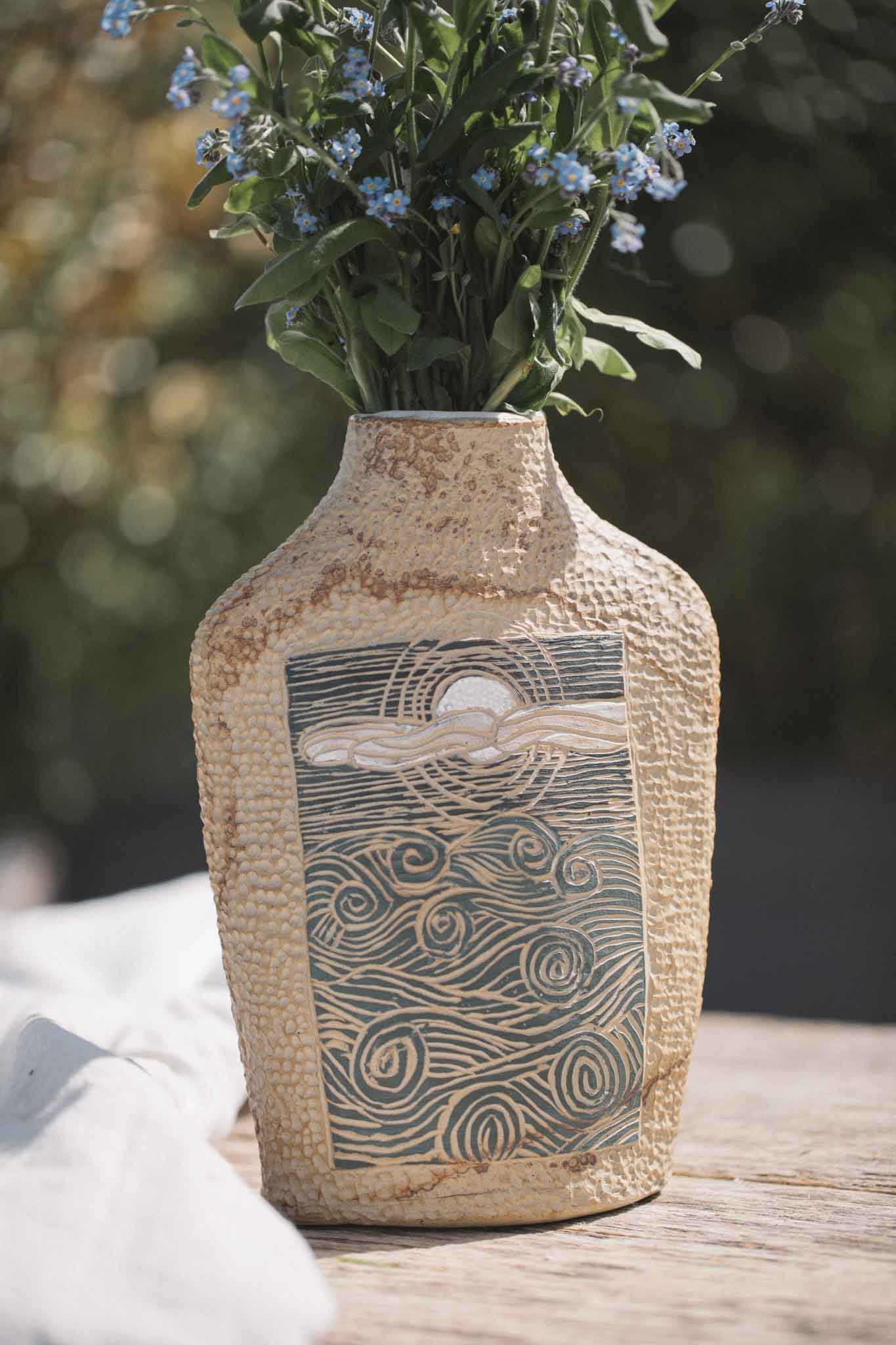 Whale Vase - Jane Chapman Collaboration