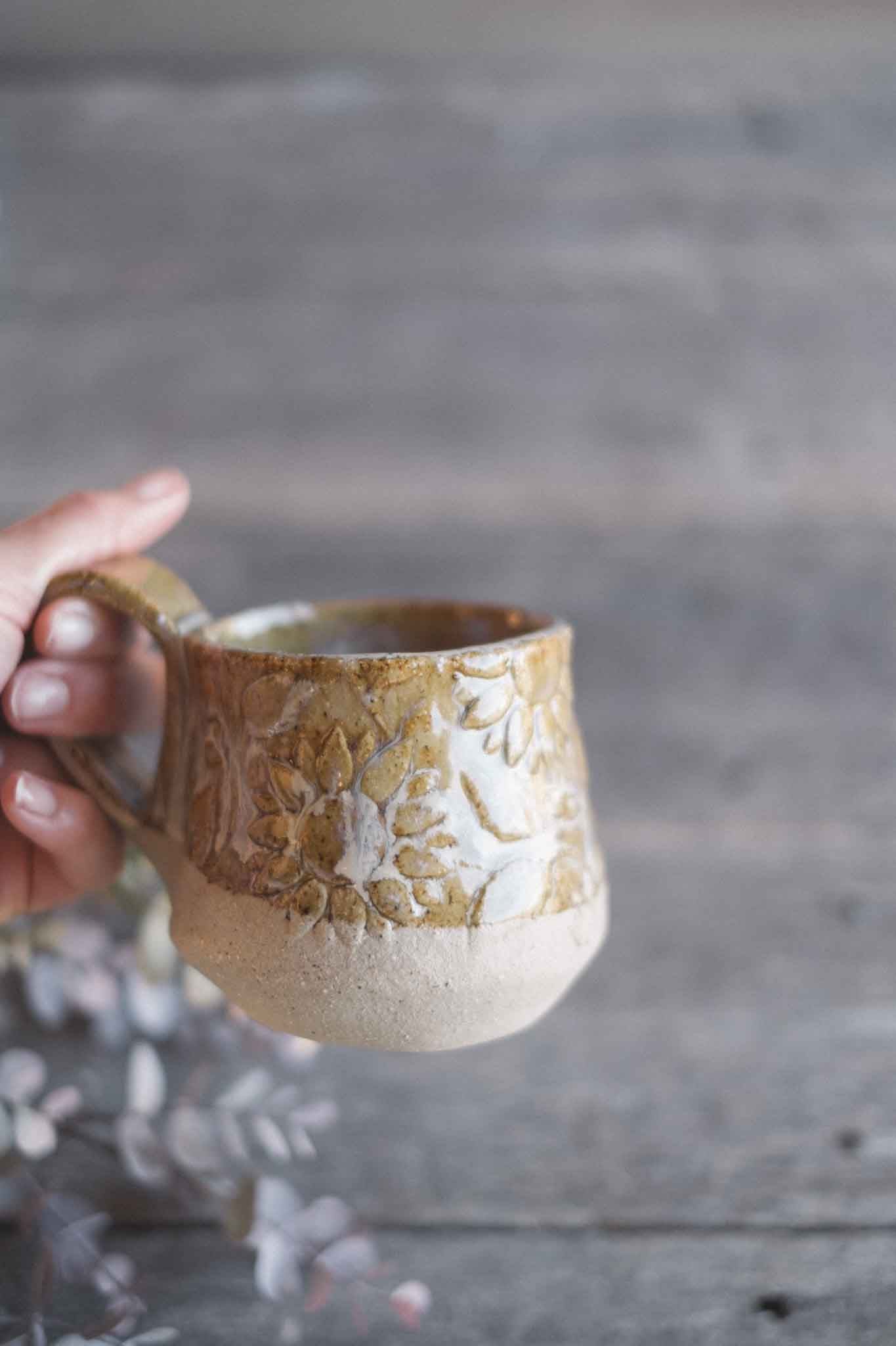 Handbuilt Ceramic Mug 2 — Pattern