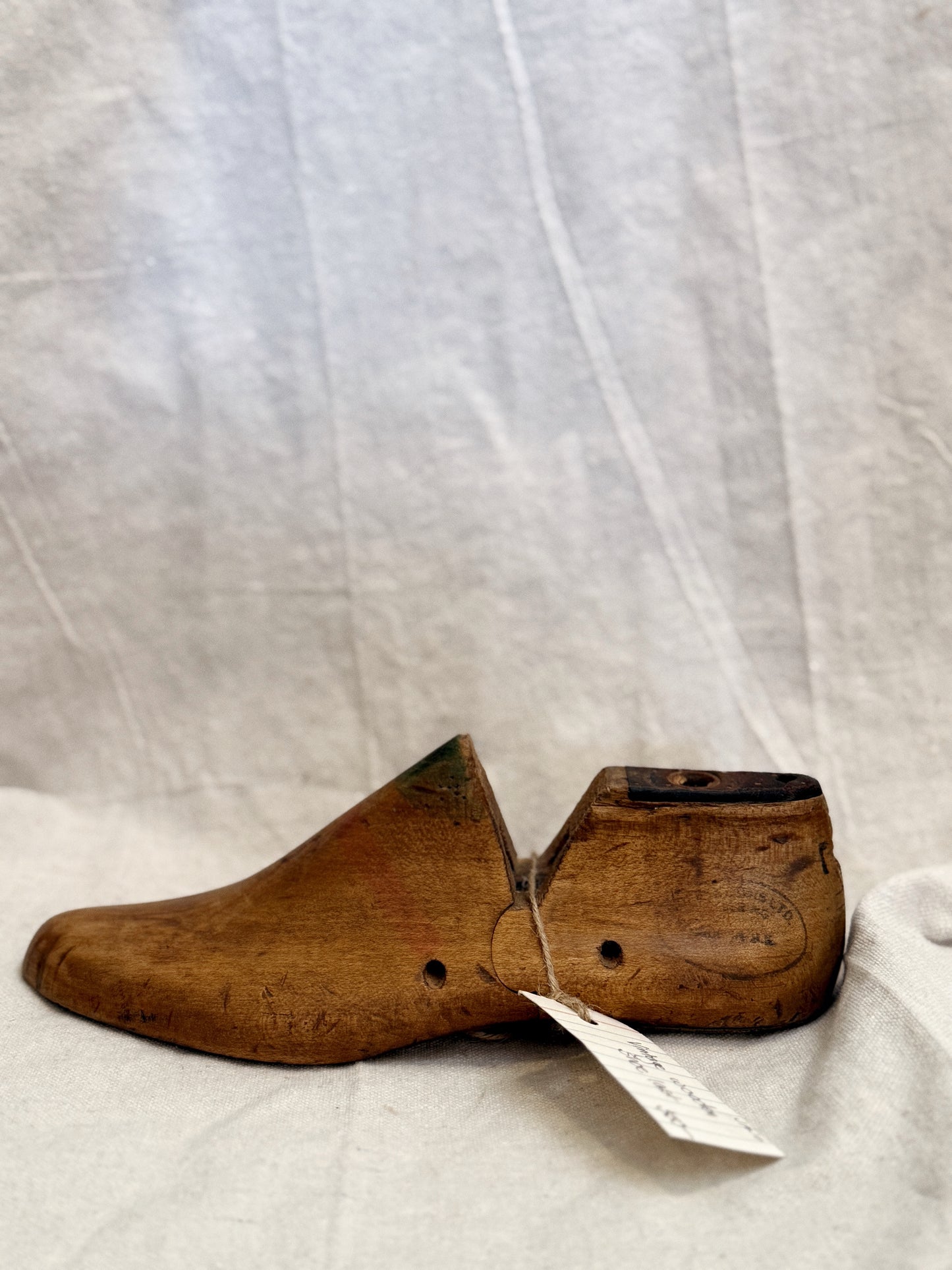 Vintage Wooden Shoe Last (Left)
