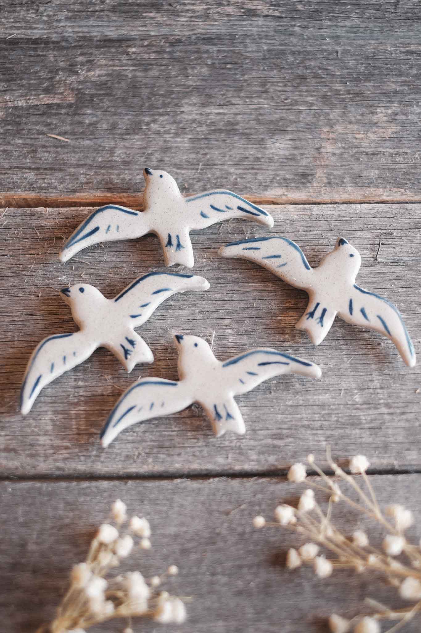 Seagull | Handmade Ceramic Fridge Magnet