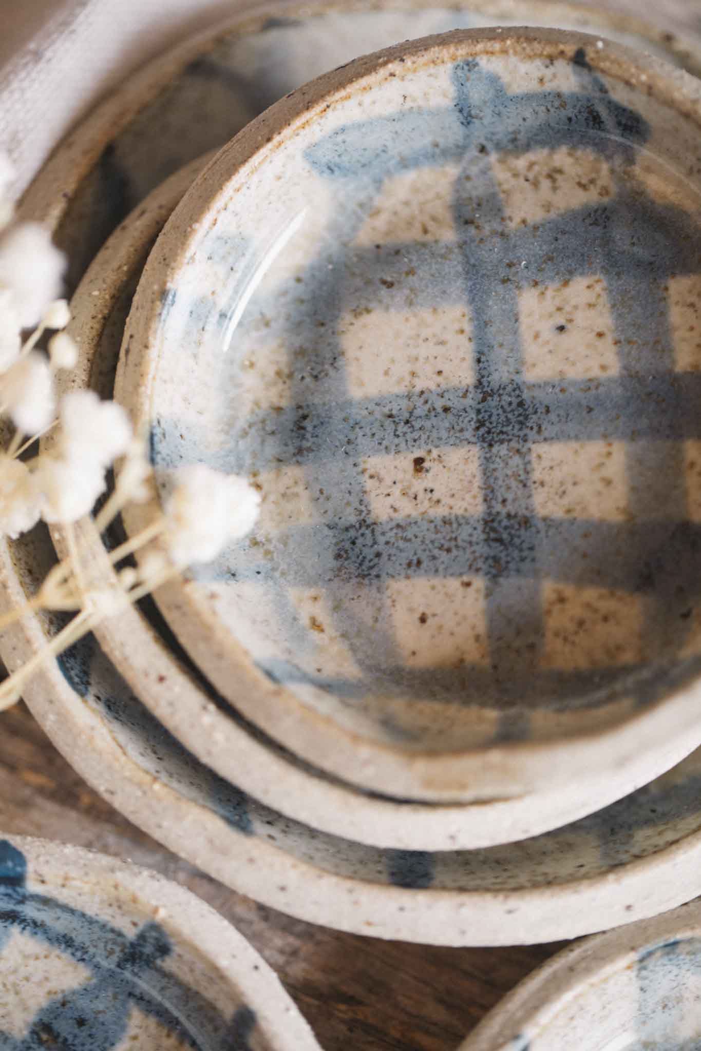Striped Trinket Dish