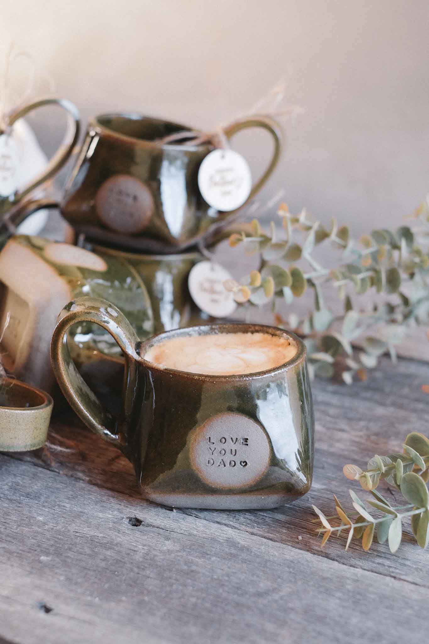 “Love You Dad" Father's Day Mug – Solid Jade