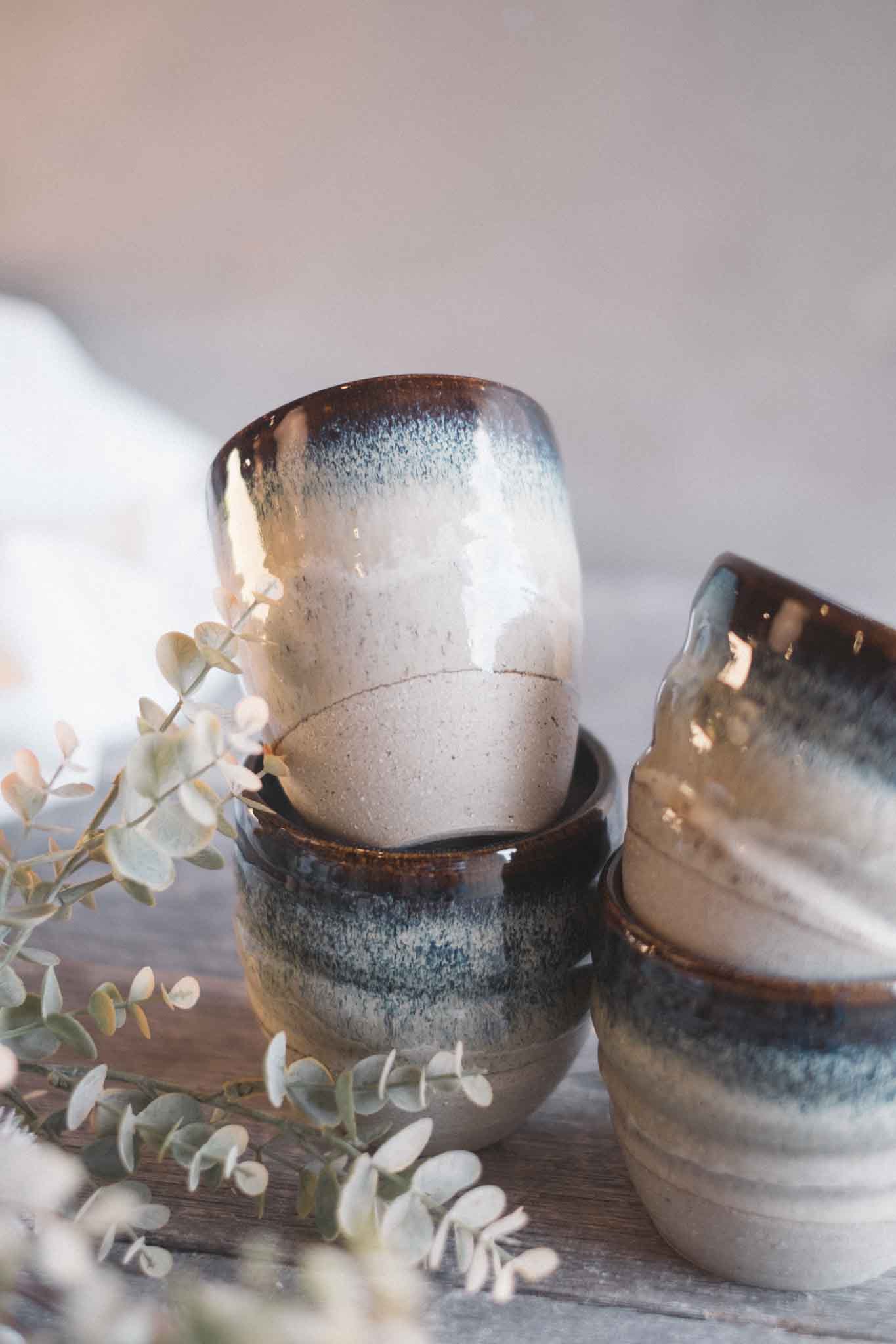 Handmade Latte Cup — Ember