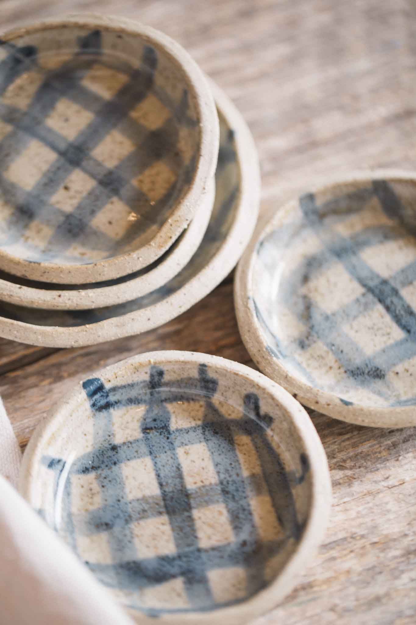 Striped Trinket Dish