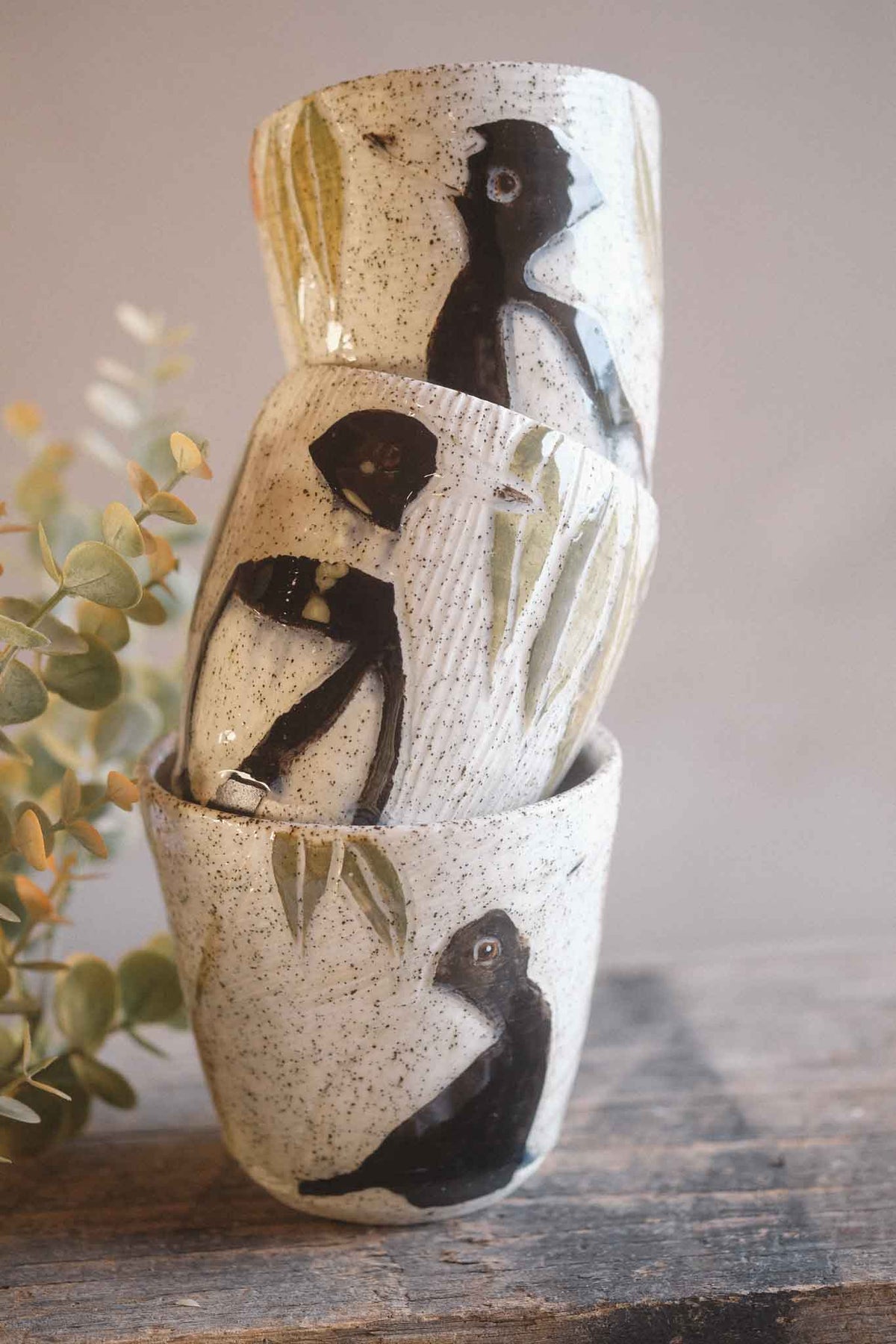 Magpie Latte Cup — Jane Chapman Collaboration