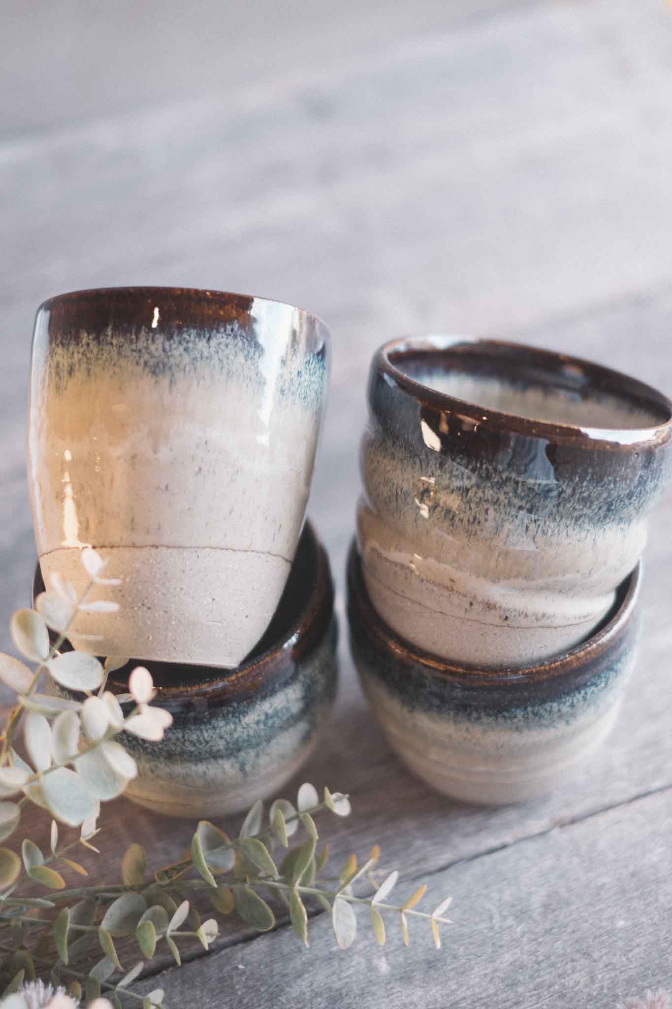 Handmade Latte Cup — Ember