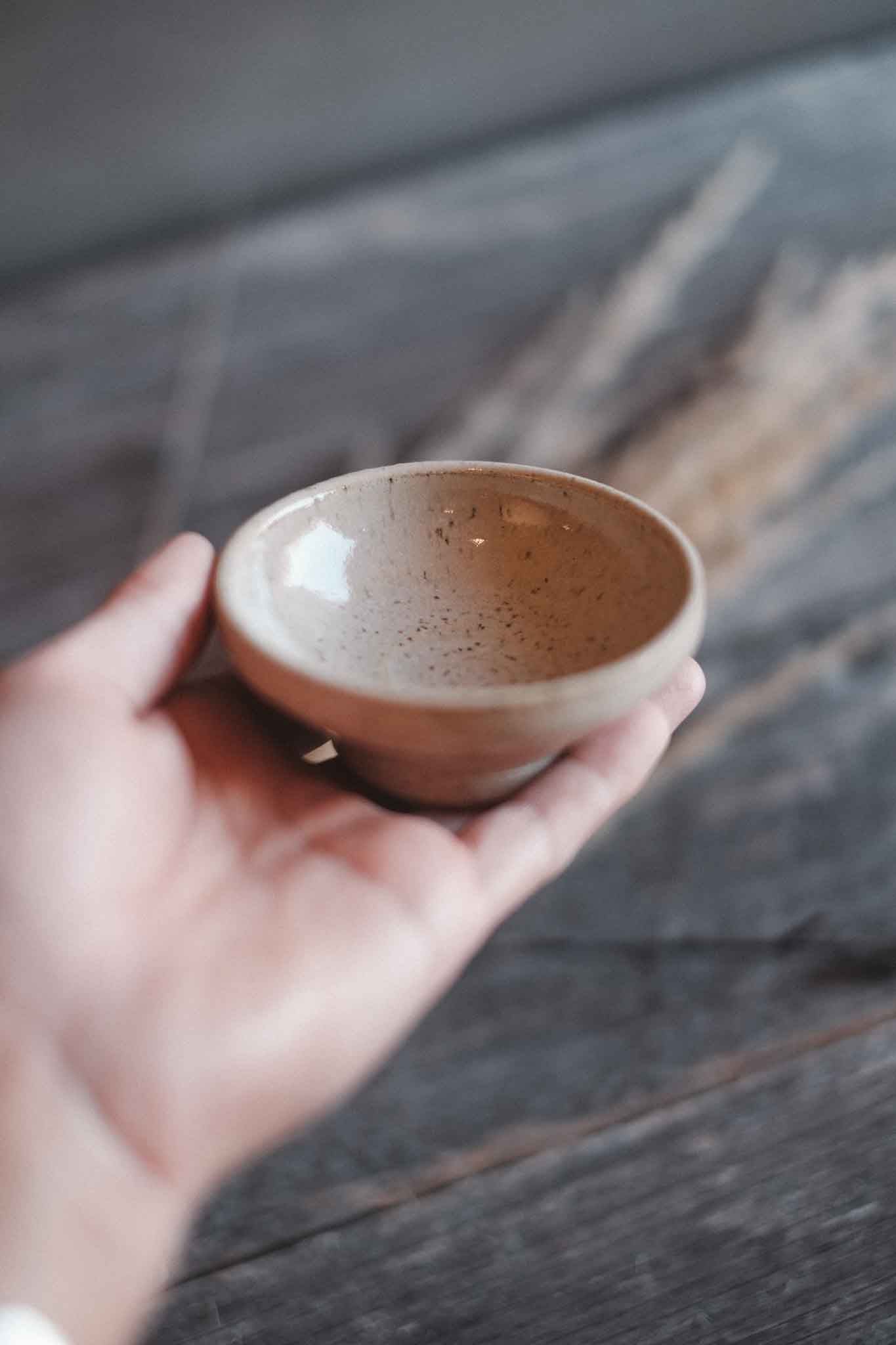 Small Wild Clay Condiment Bowl