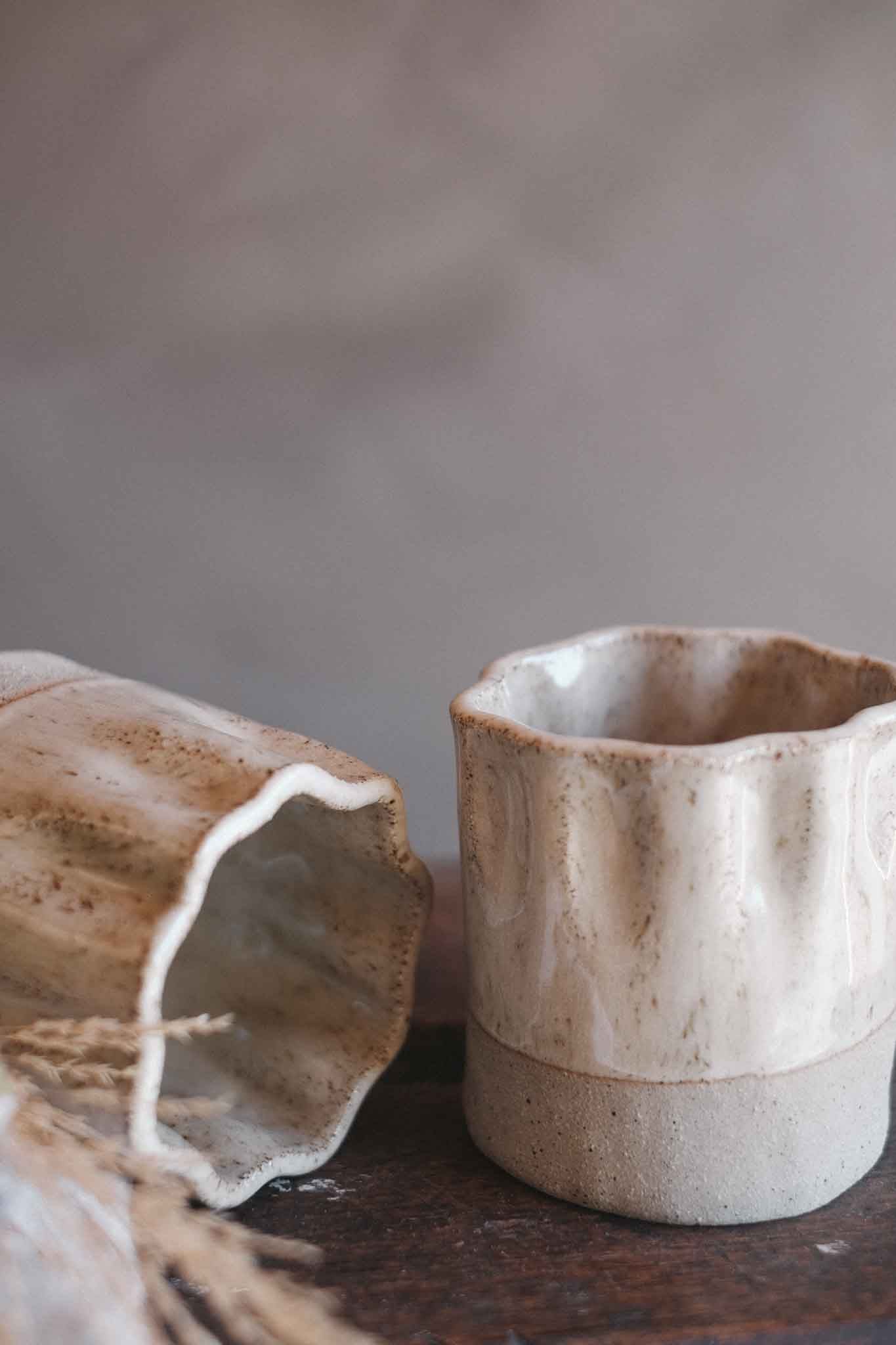 Ruffle Edge Latte Cup