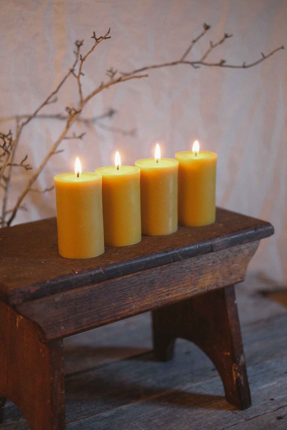 Beeswax Pillar Candle