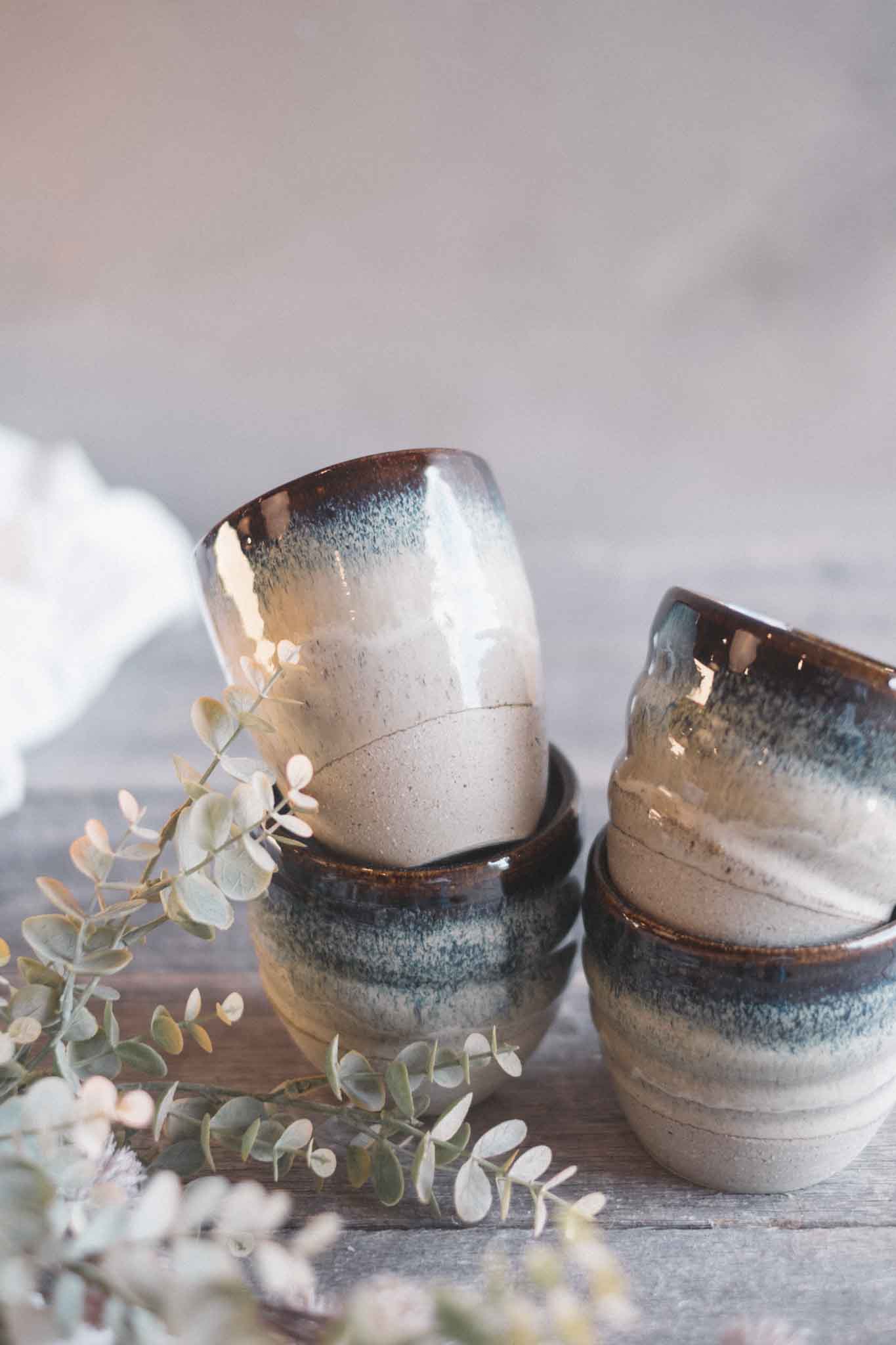 Handmade Latte Cup — Ember