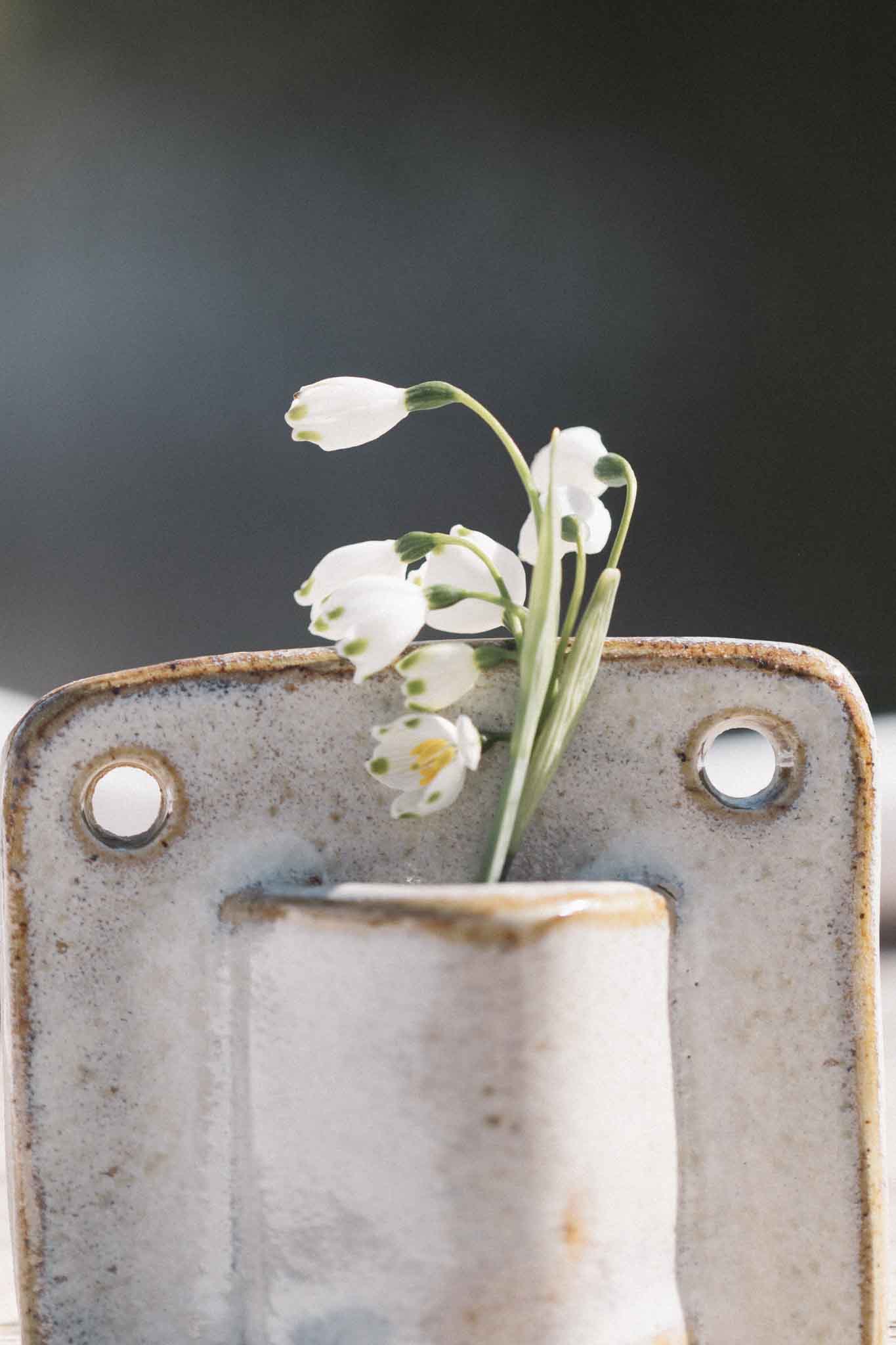 Handcrafted Ceramic Wall Hanging Vase | Small