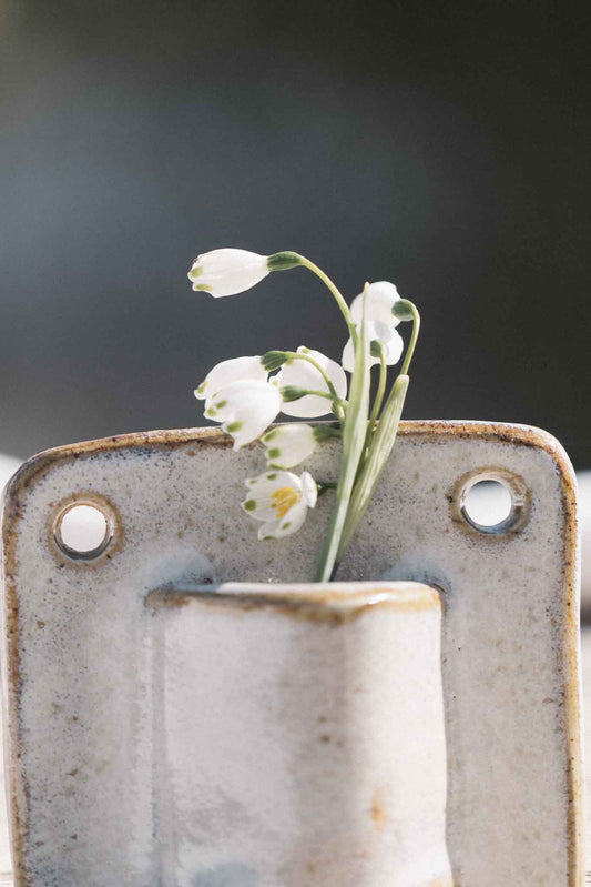 Handcrafted Ceramic Wall Hanging Vase | Small