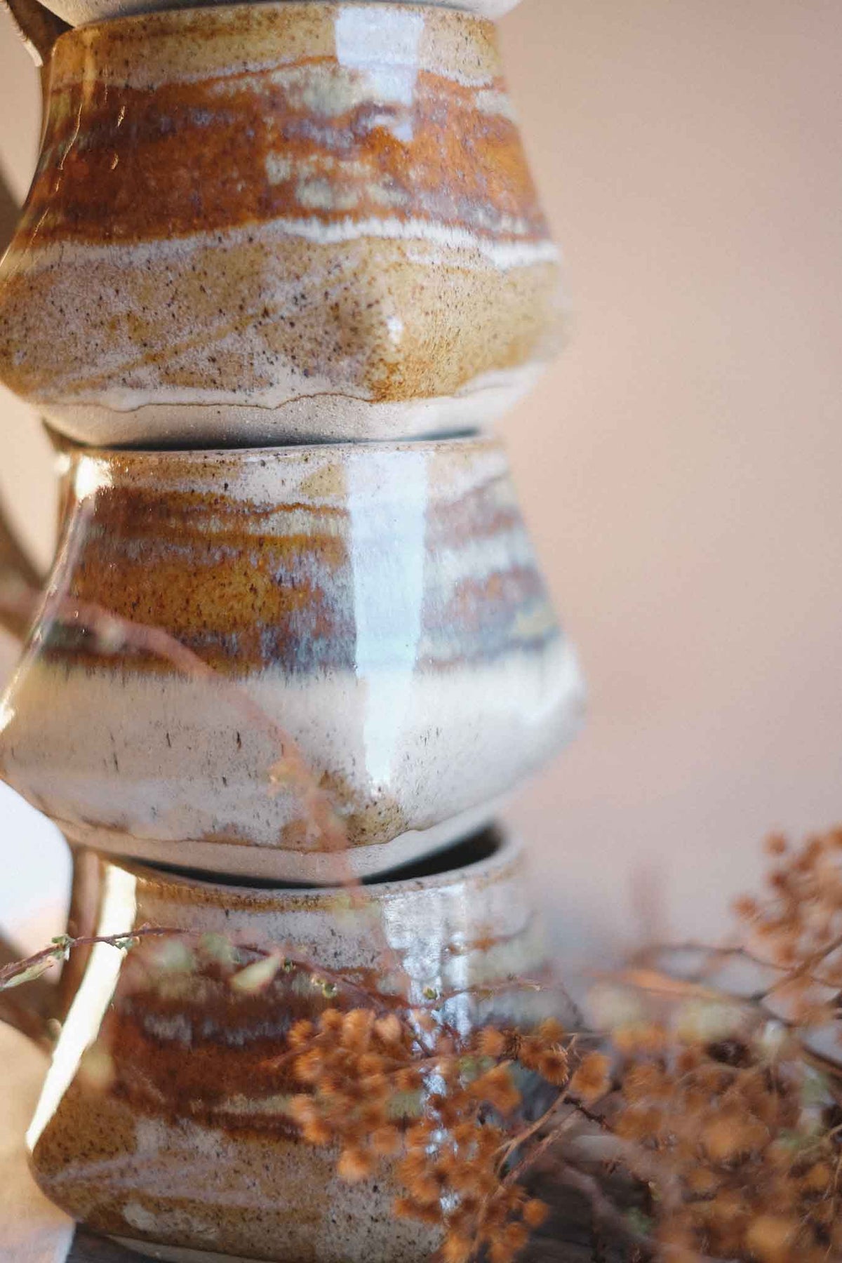 The Folded Mug —  Seaweed Glaze 300ml
