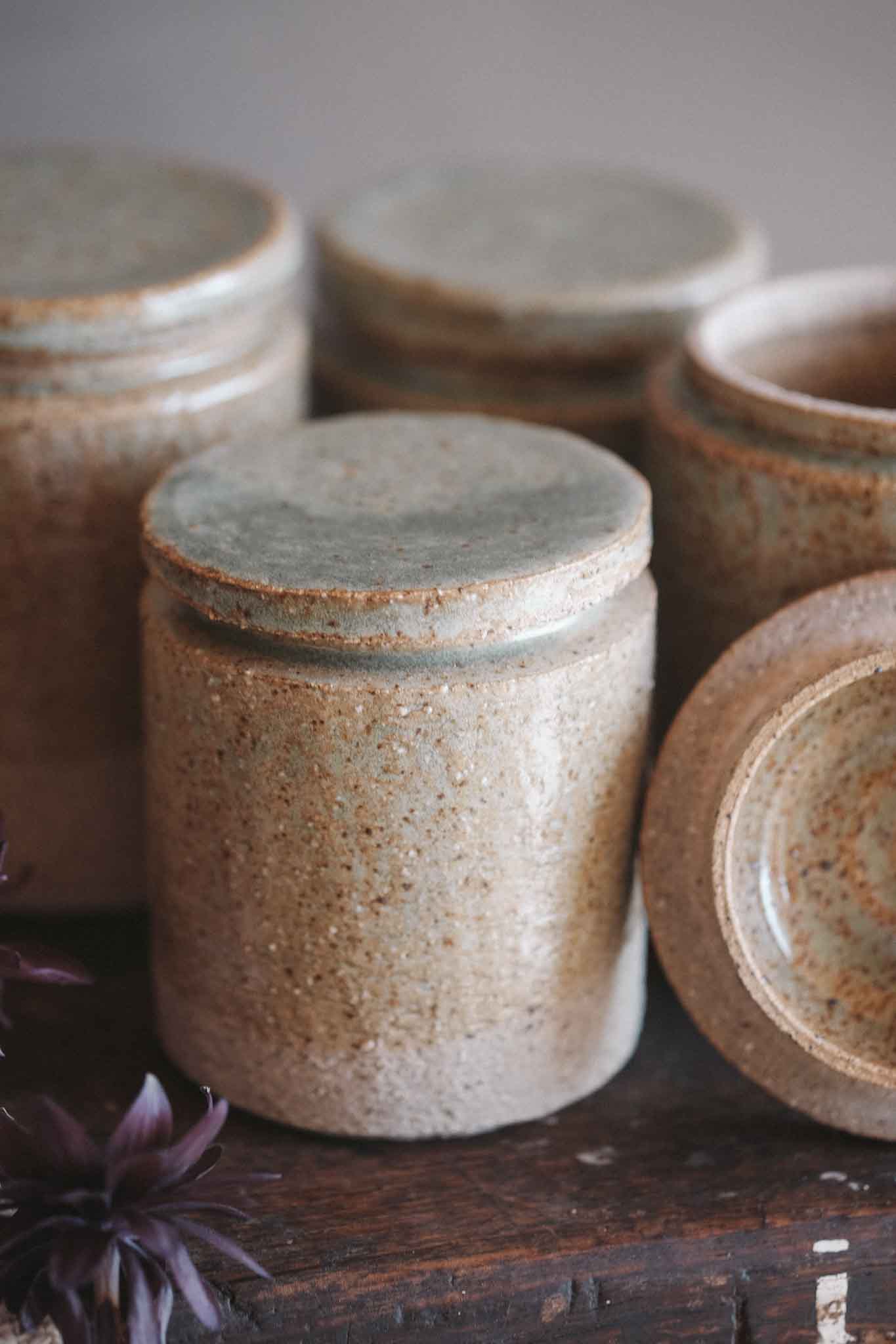 Wild Clay Ceramic Jars