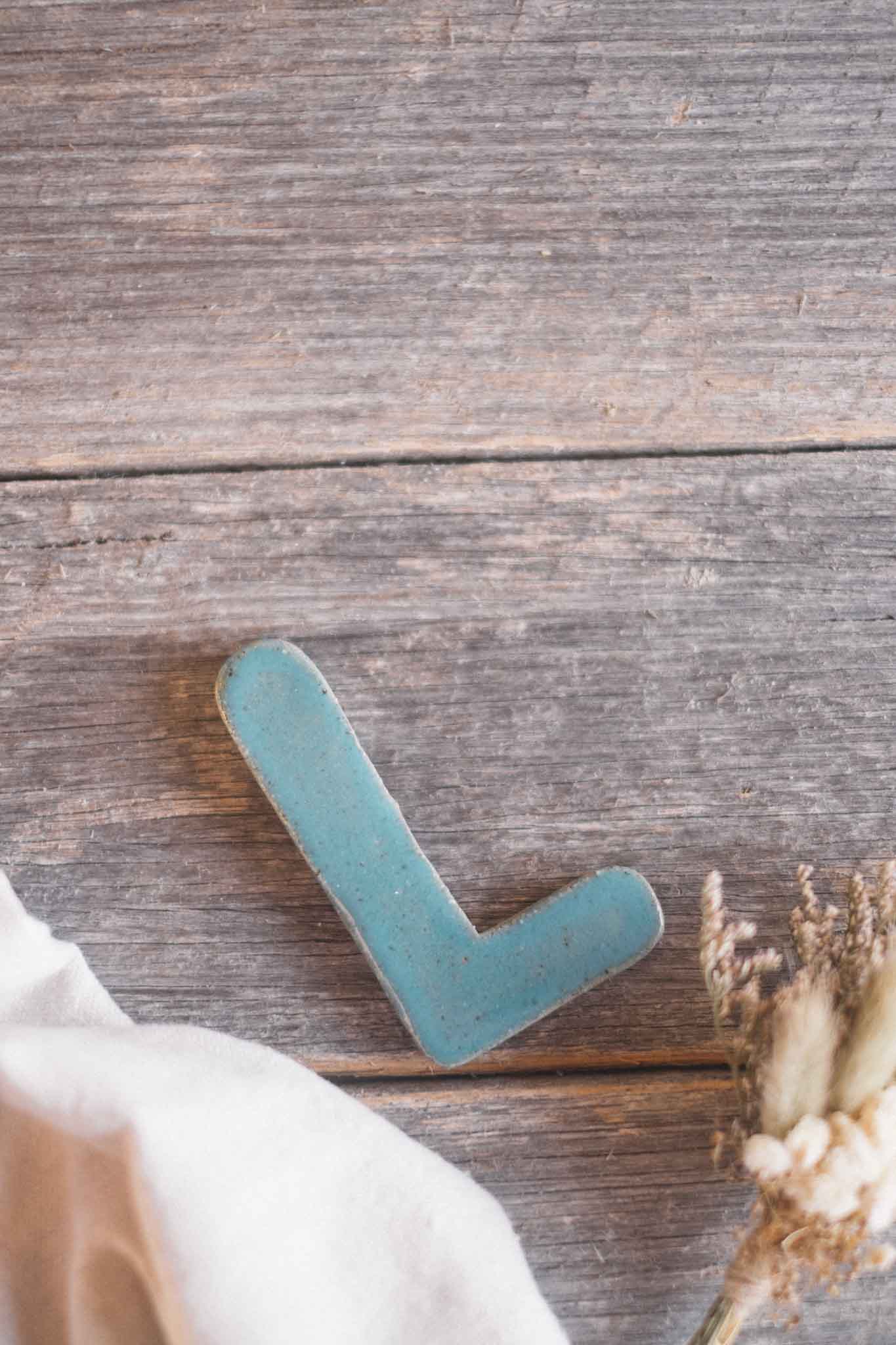 Handcrafted Ceramic Letters