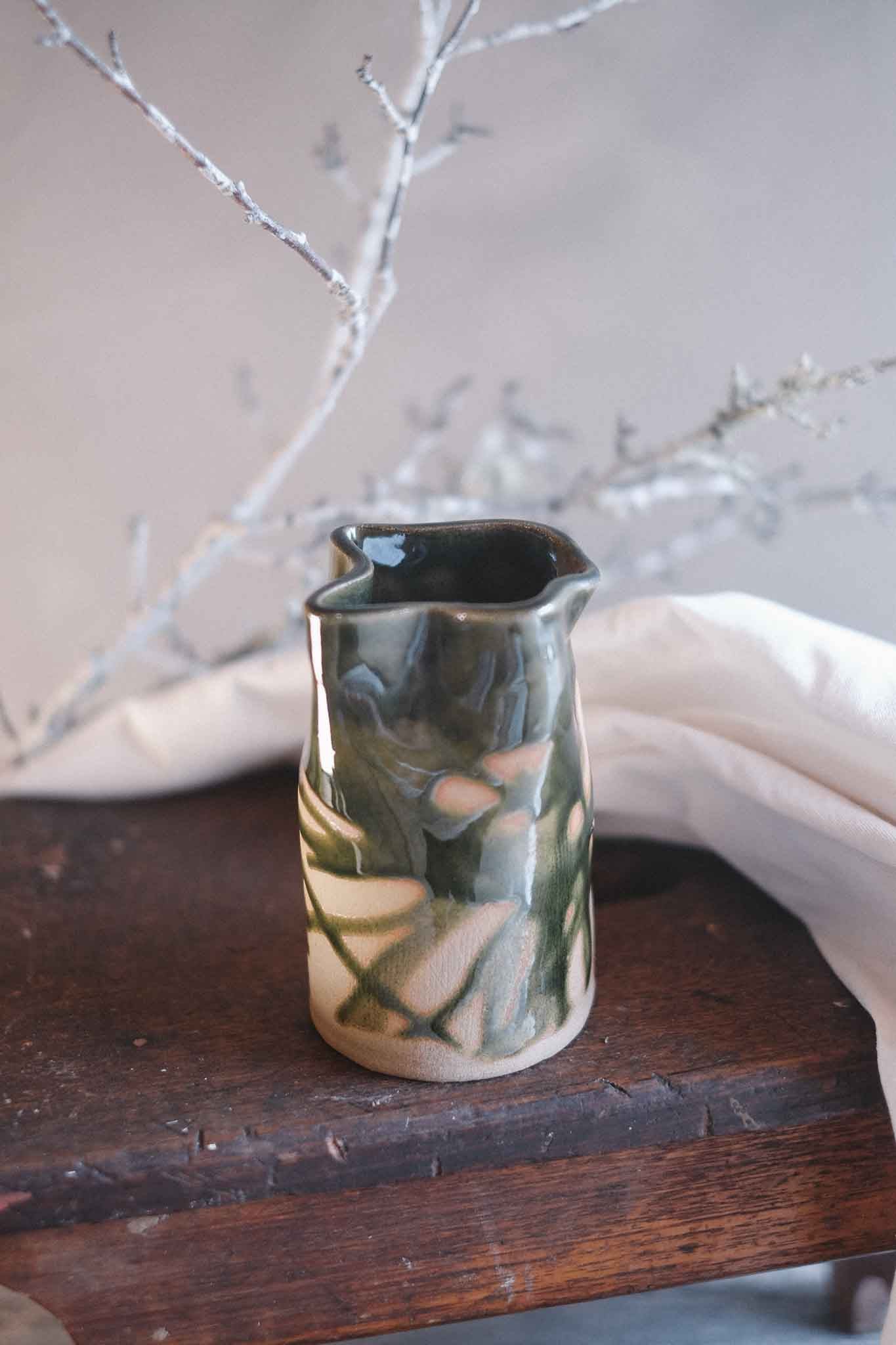 Jade Wabi-Sabi Vase — Medium 14cm x 8cm