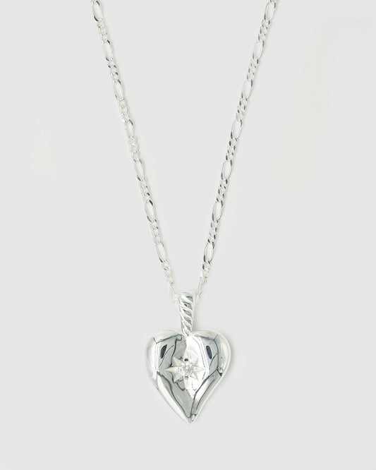 Amore Pendant Necklace - Sterling Silver | Brie Leon