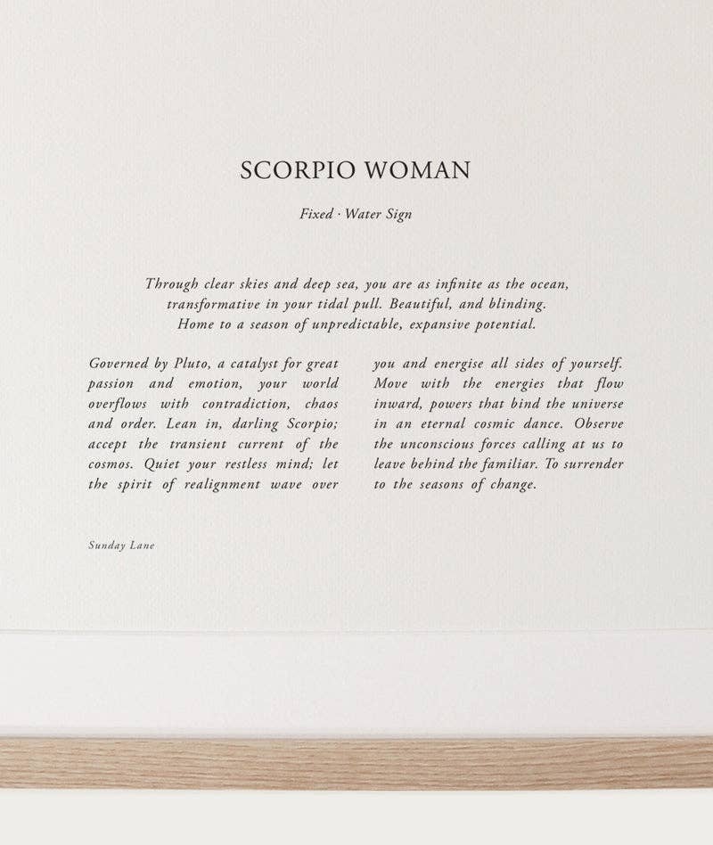 Scorpio 05: A4 Print