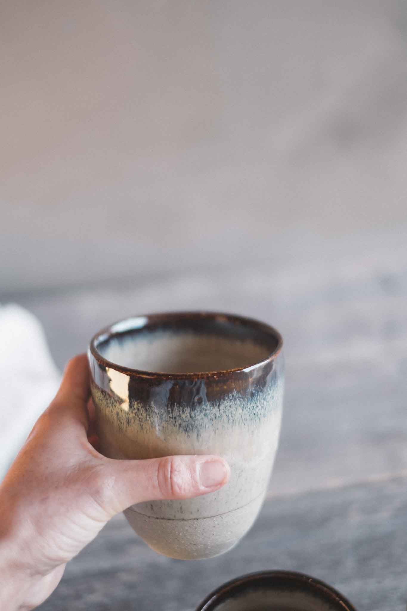 Handmade Latte Cup — Ember