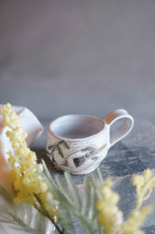 Carved Kookaburra Mug — Jane Chapman Collaboration
