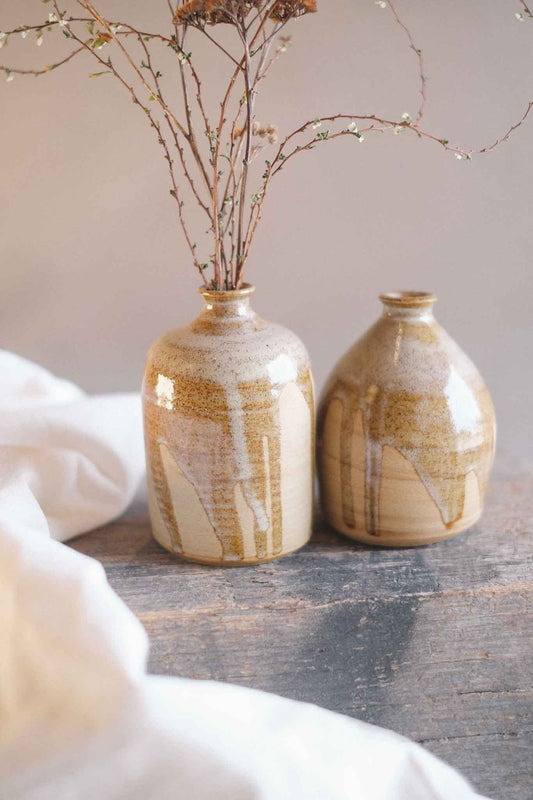 Bud Vase – Binalong Cream Glaze