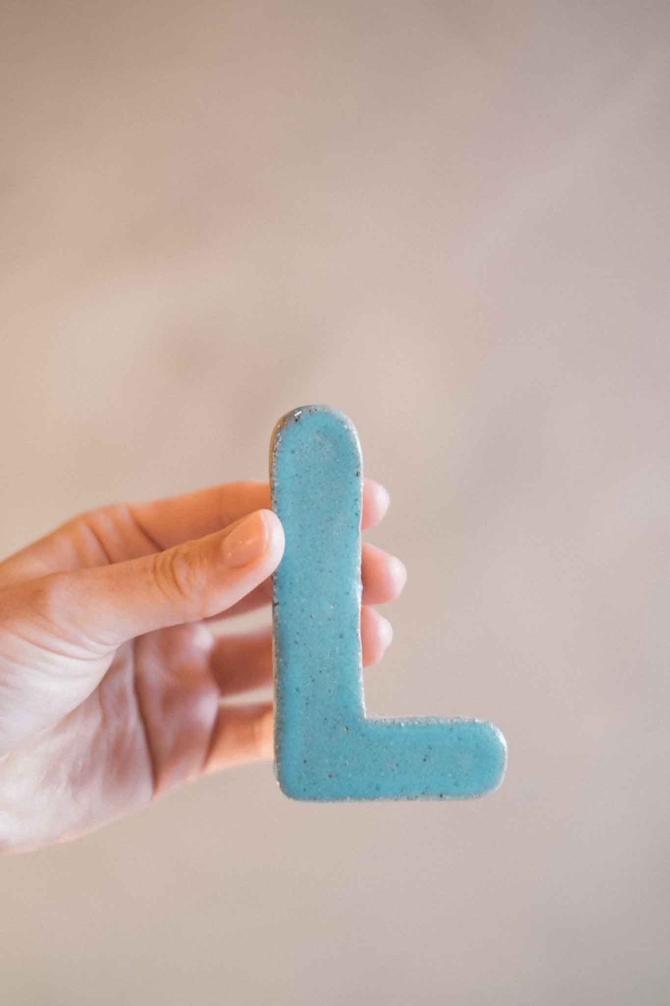 Handcrafted Ceramic Letters