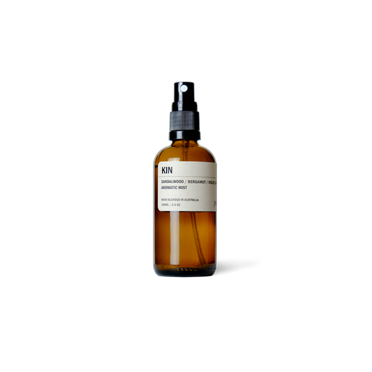 KIN: SANDALWOOD / BERGAMOT / VIOLET LEAF AROMATIC ROOM SPRAY
