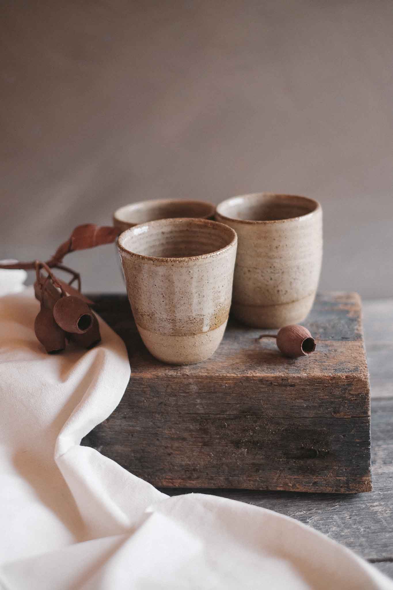 Ceramic Latte Cup — Cream