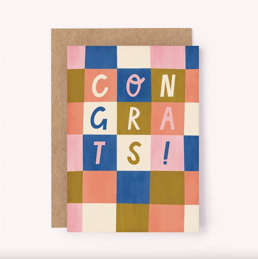 Congrats! Celebration Card - Engagement, New Job, Good News