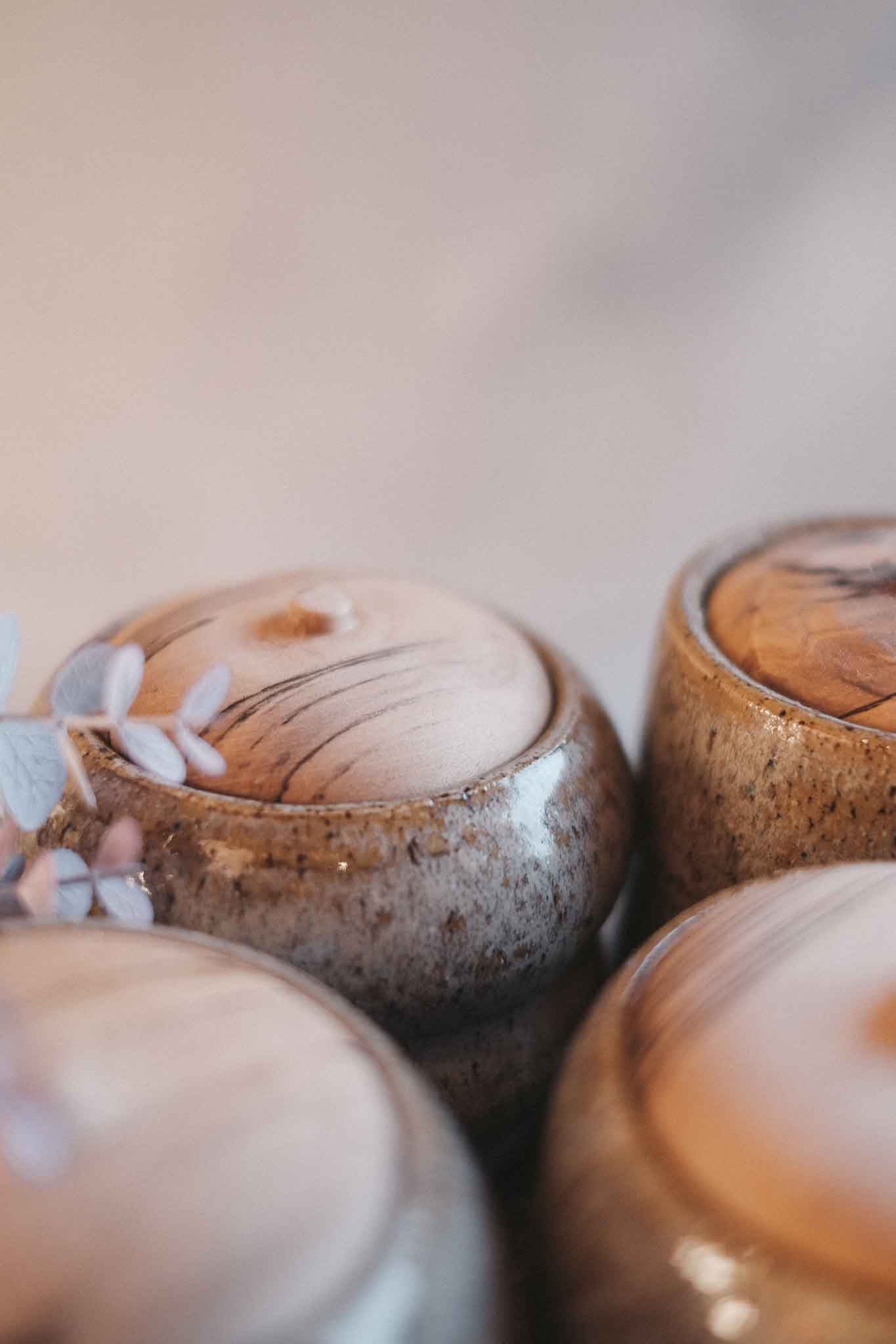 Ceramic Jar with Blackheart Sassafras Lid — Medium