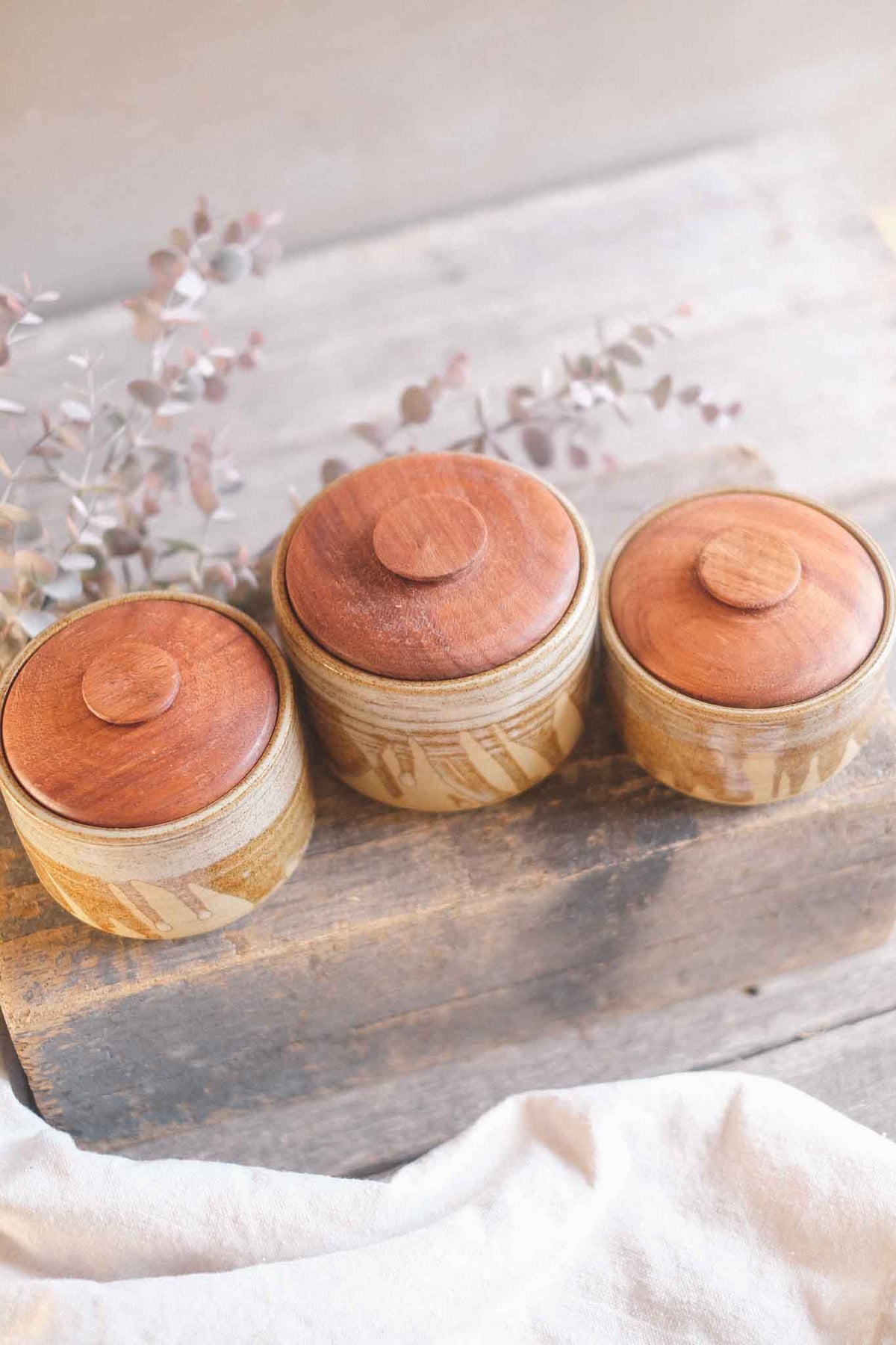 Jar with Blackwood Lid — Small