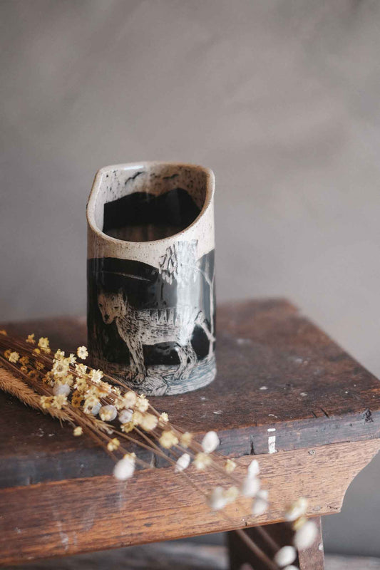 Tasmanian Tiger | Nature Scene Vases — in collaboration with Jane Chapman