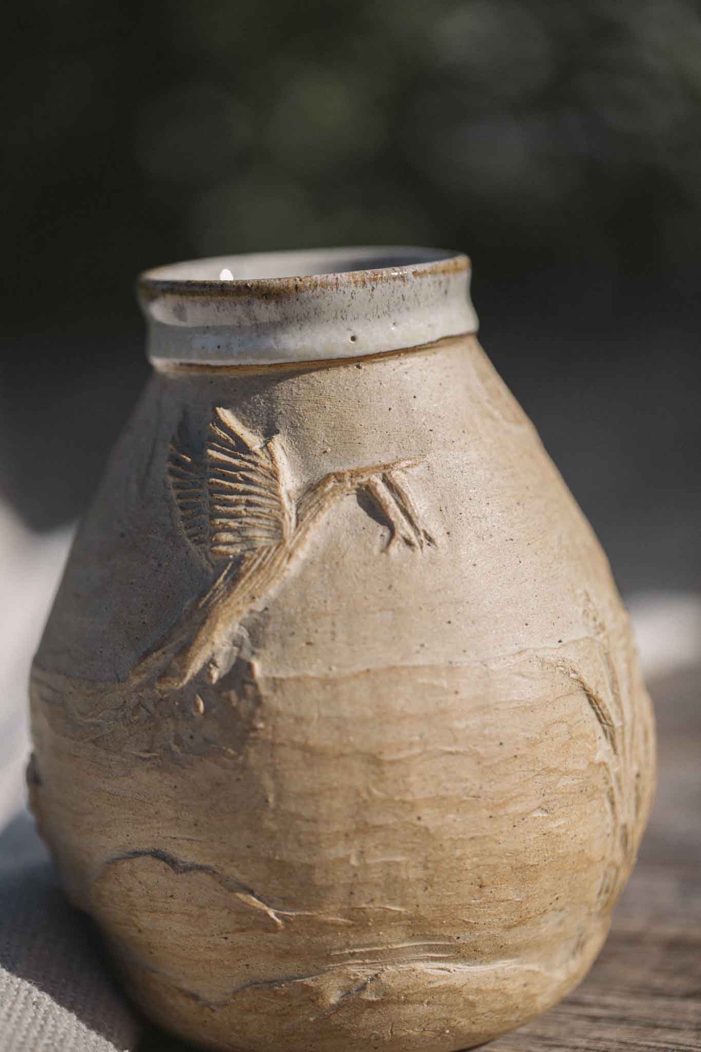Tasmanian Wild Clay Kingfisher Vase