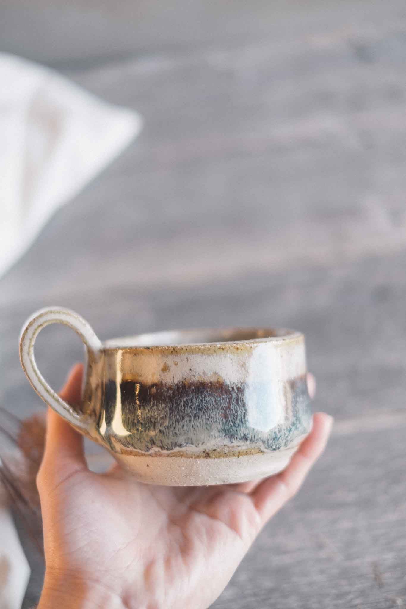 Handbuilt Ceramic Mug — Ember
