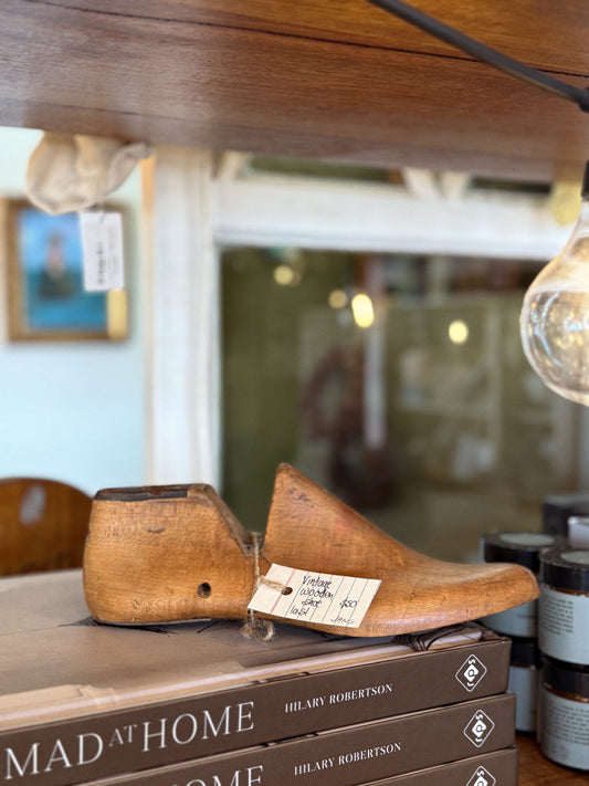 Vintage Wooden Shoe Last (Right)