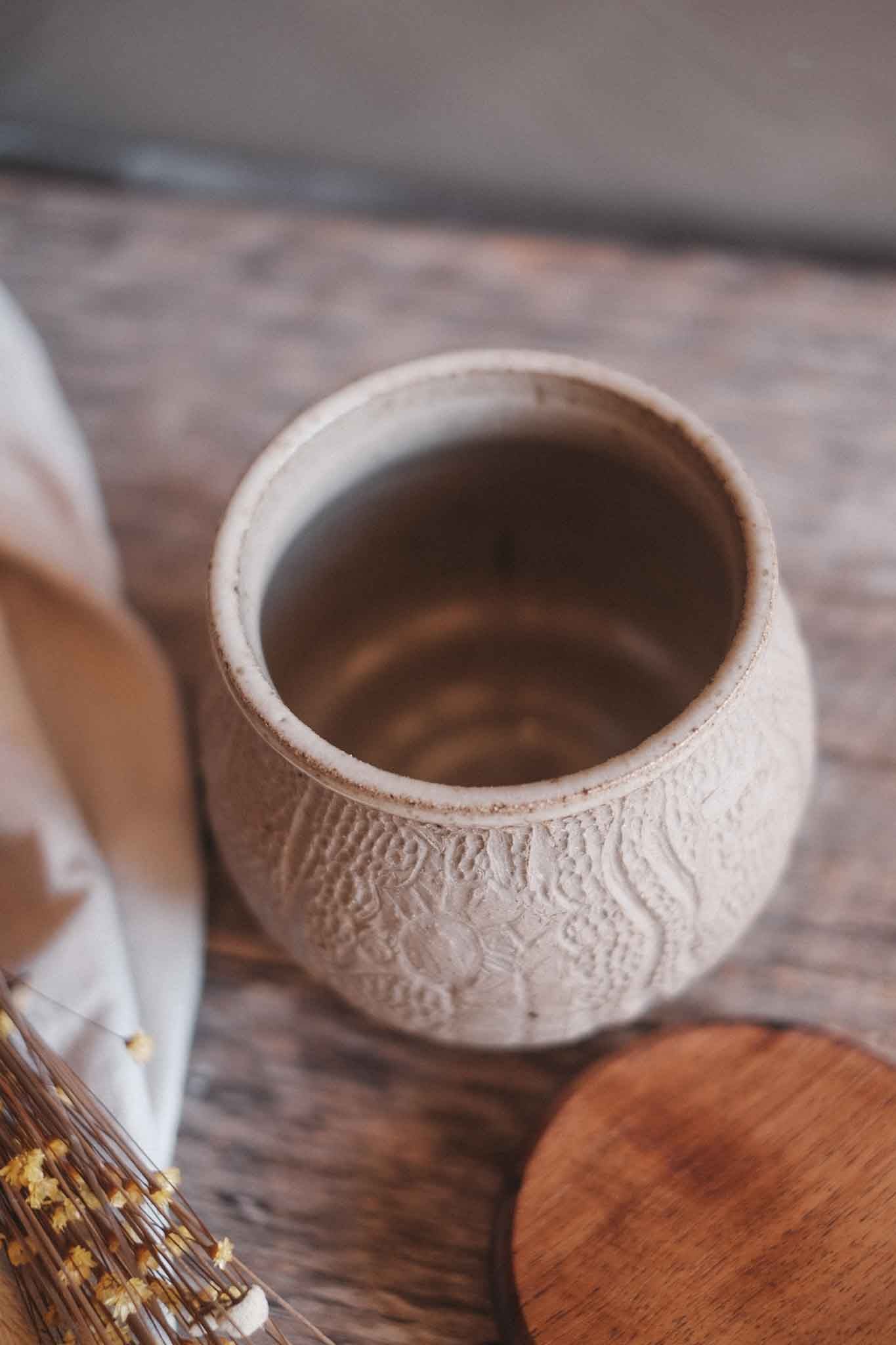 Seahorse Carved Jar with Blackwood Lid — in collaboration with Jane Chapman