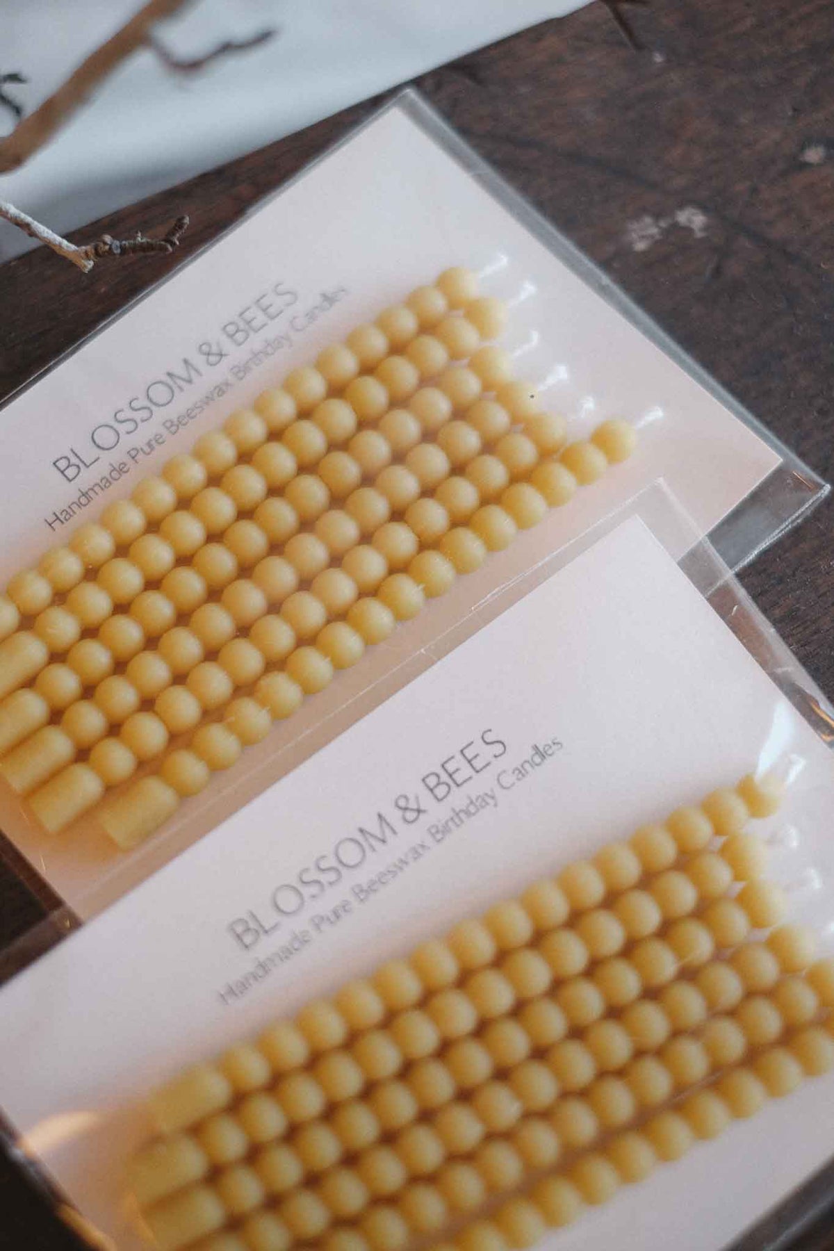 Bubble Beeswax Birthday Celebration Candle - 6 Pack