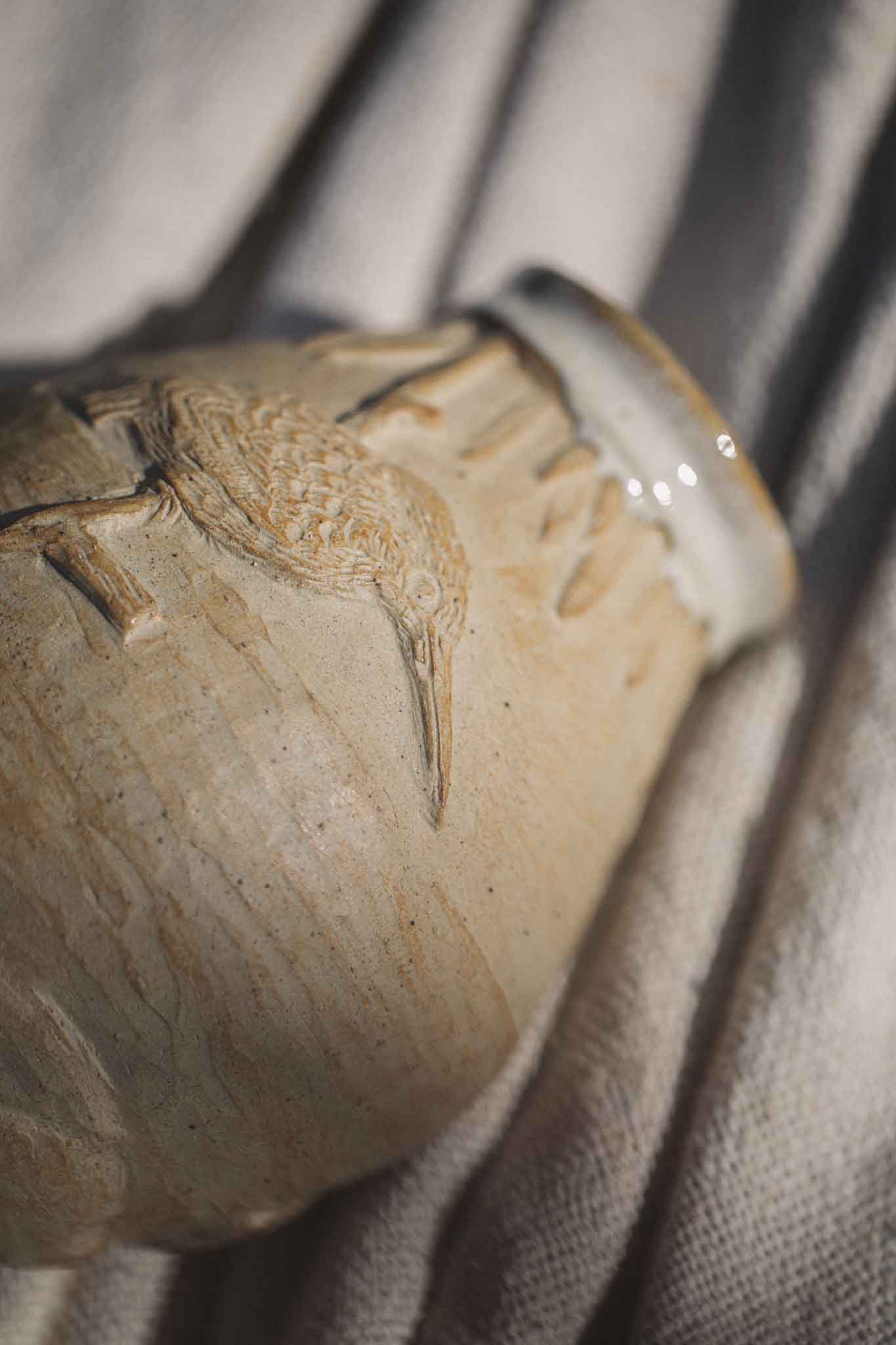 Tasmanian Wild Clay Kingfisher Vase
