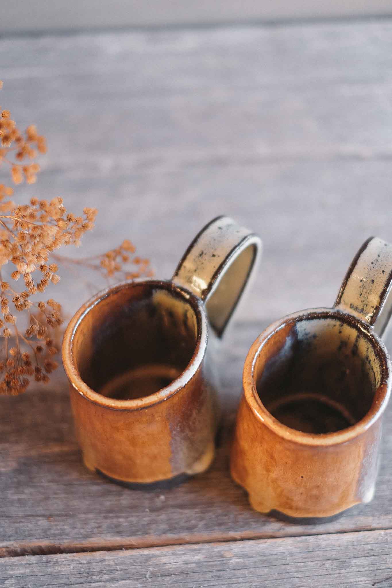 Lichen Black Clay Mug – 300ml
