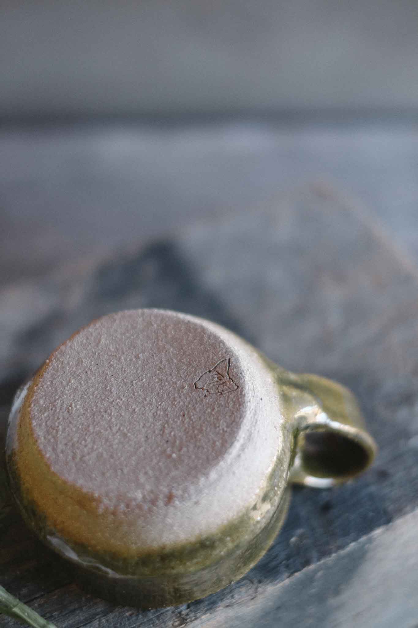 Handbuilt Ceramic Mug — Jade