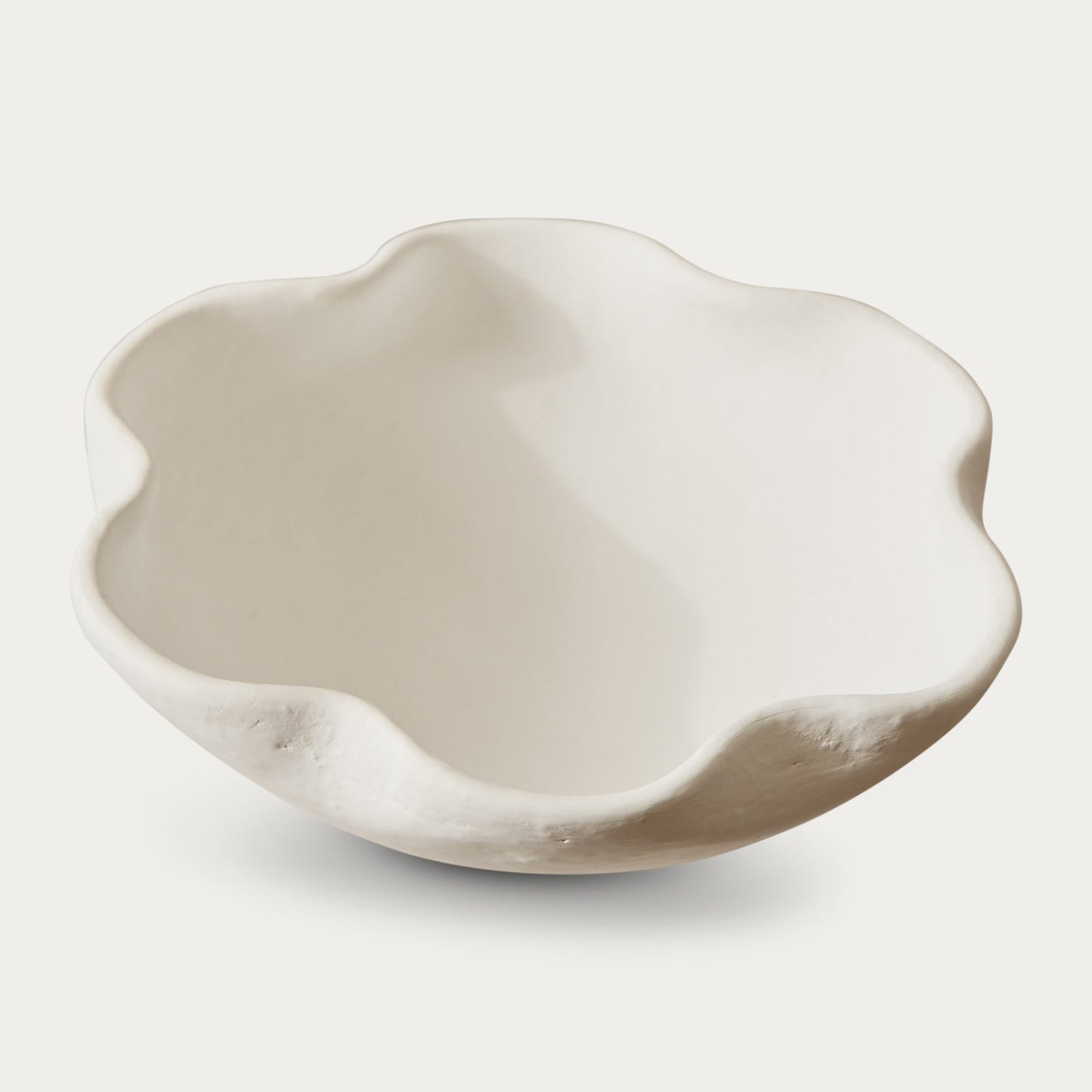 Clementine Bowl | Large | White Unglazed