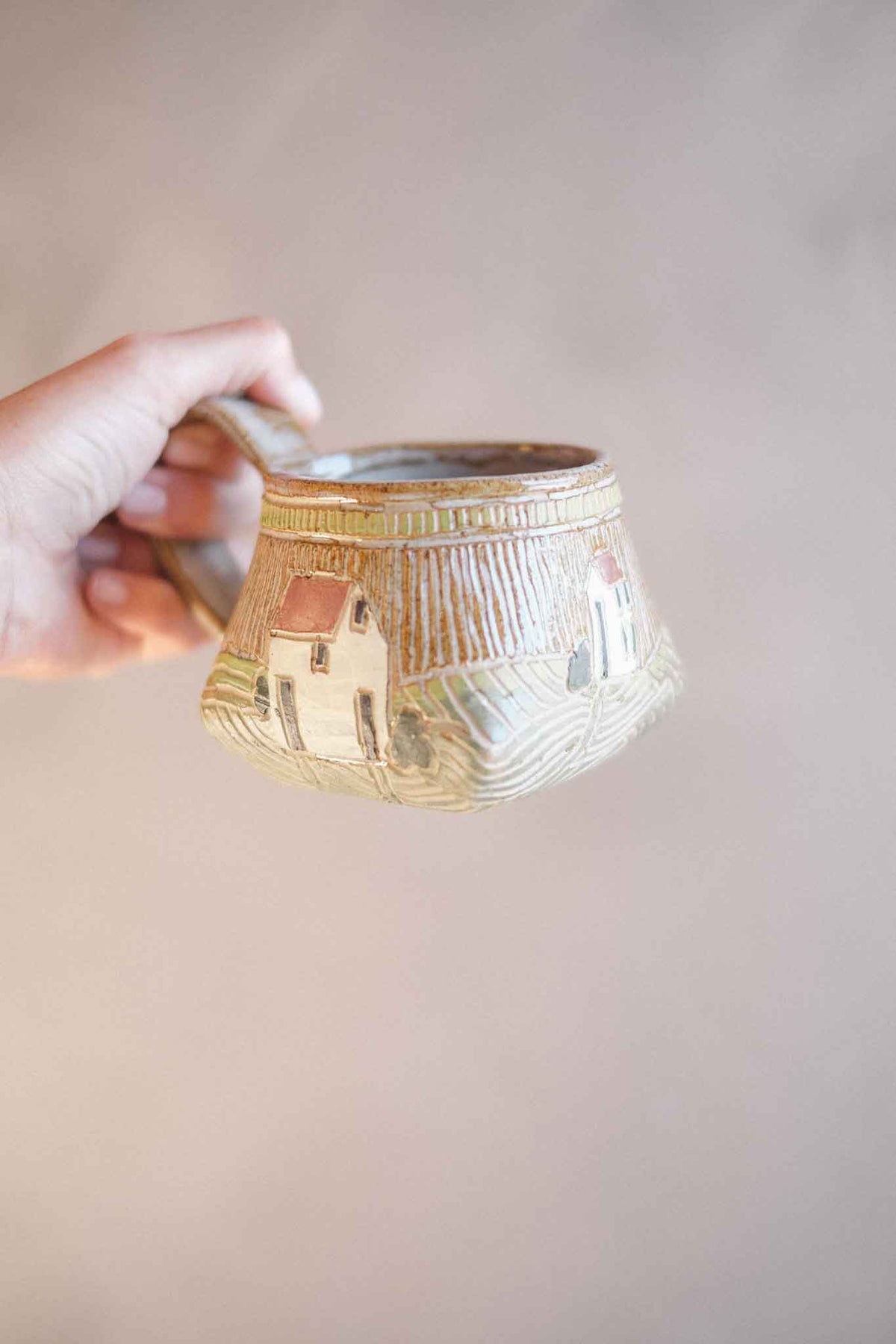 Tuscan Houses Mug – Jane Chapman Collaboration – 300ml