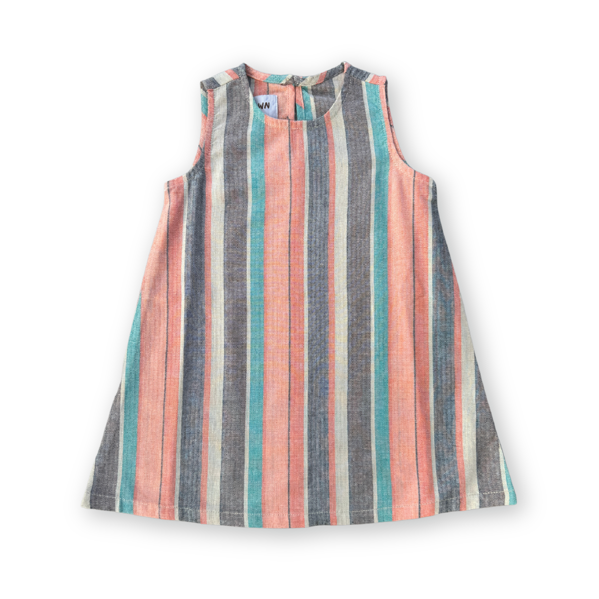 Summer Stripe Shift Cotton Dress