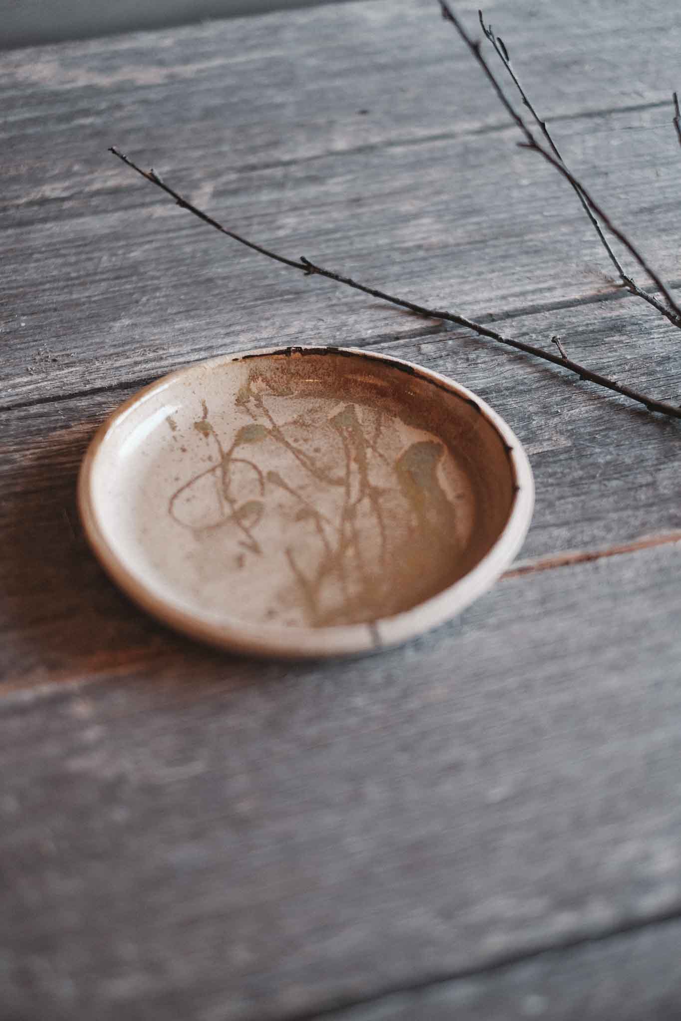Landscape Series Plate | Black:Brown