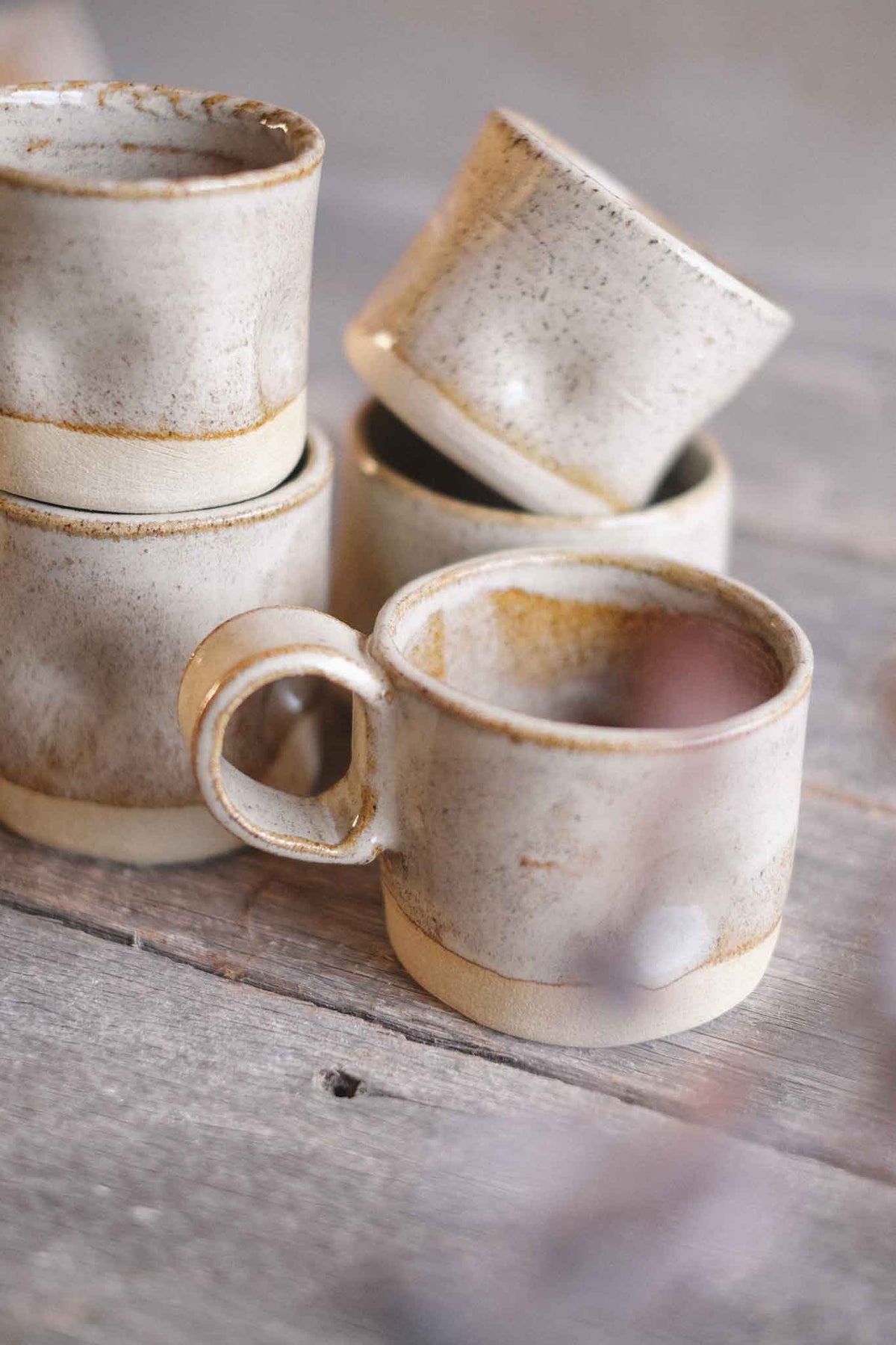 Wabi Sabi Mug – Binalong Cream Glaze – 300ml