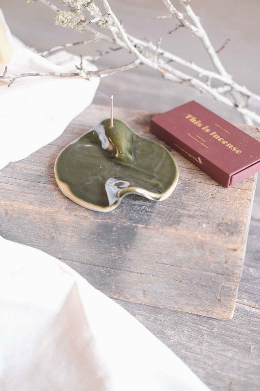 Incense Dish — Jade Wabi-Sabi